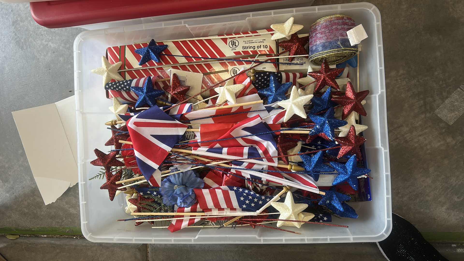 Photo 1 of BOX FULL OF HOLIDAY DECOR