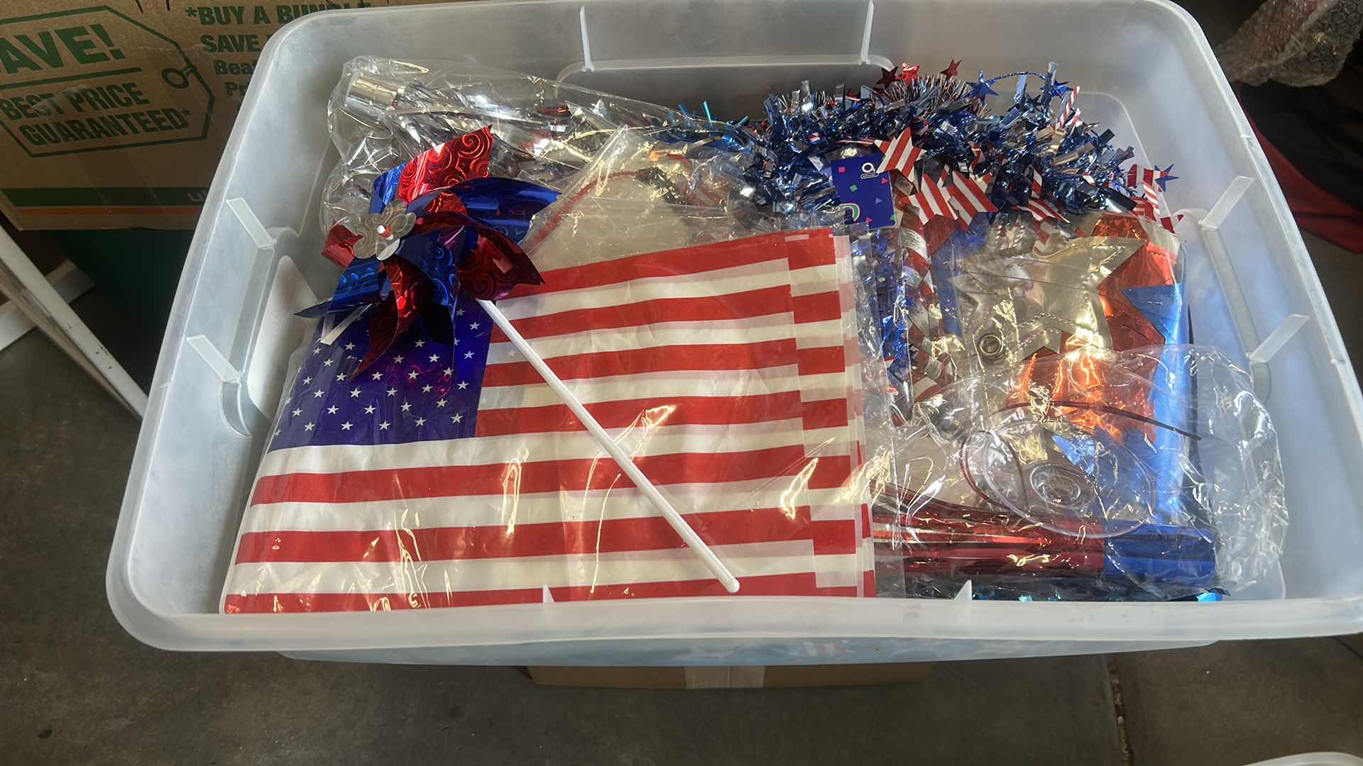 Photo 1 of BOX FULL OF HOLIDAY DECOR