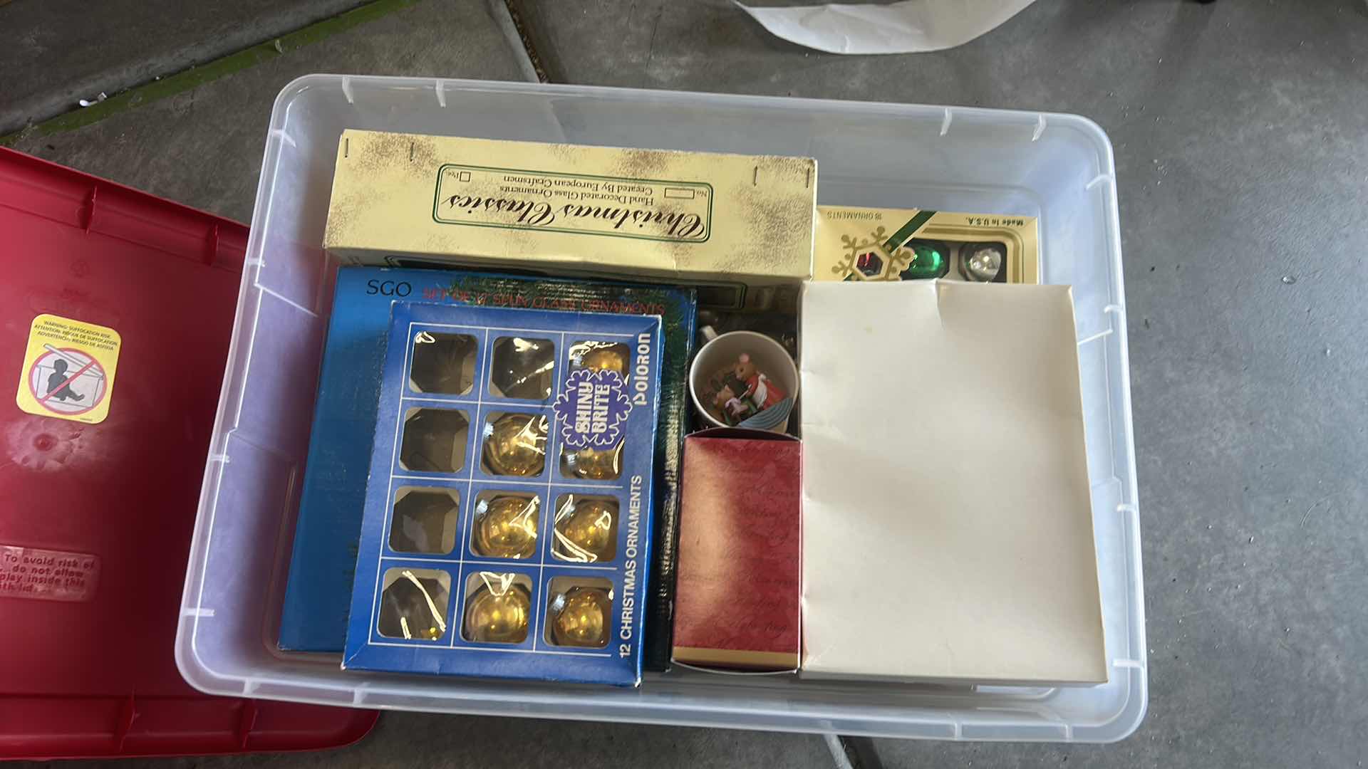 Photo 1 of BOX FULL OF HOLIDAY DECOR