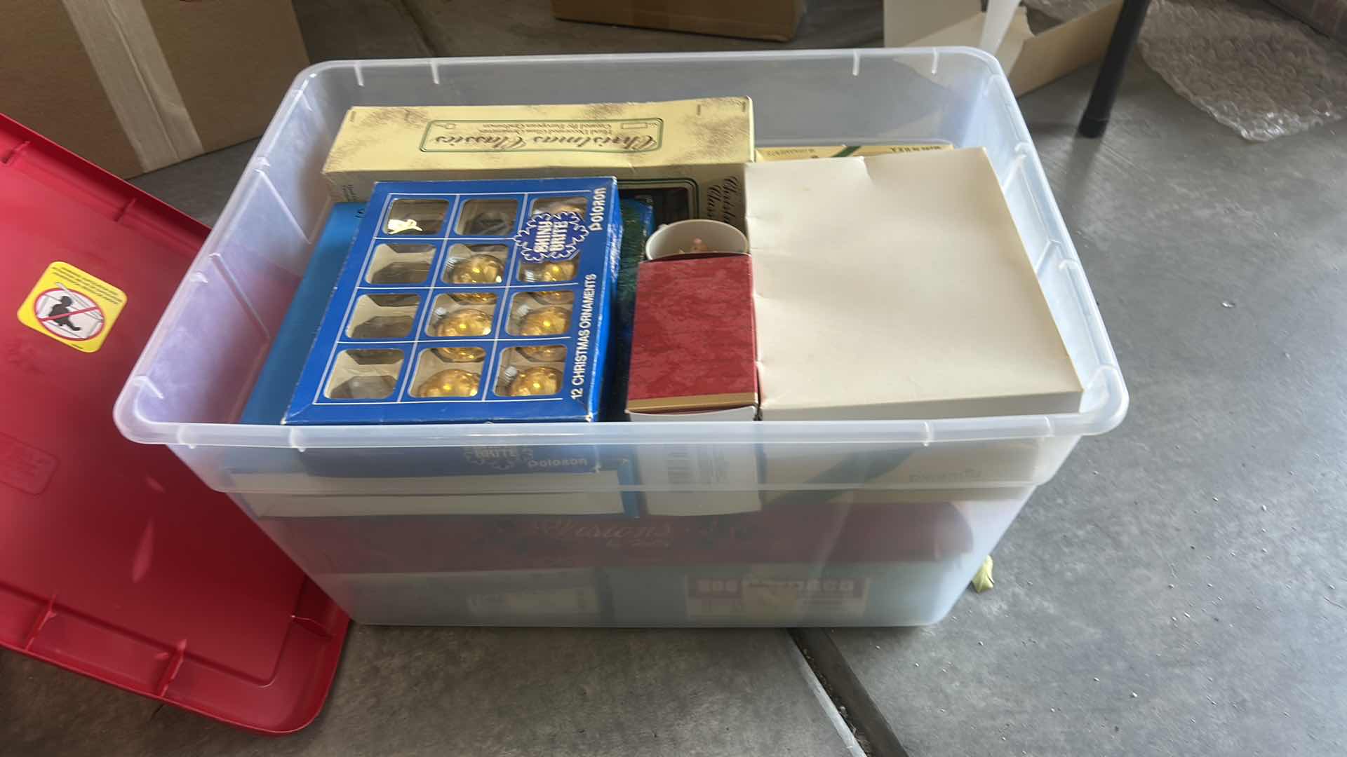 Photo 1 of BOX FULL OF HOLIDAY DECOR