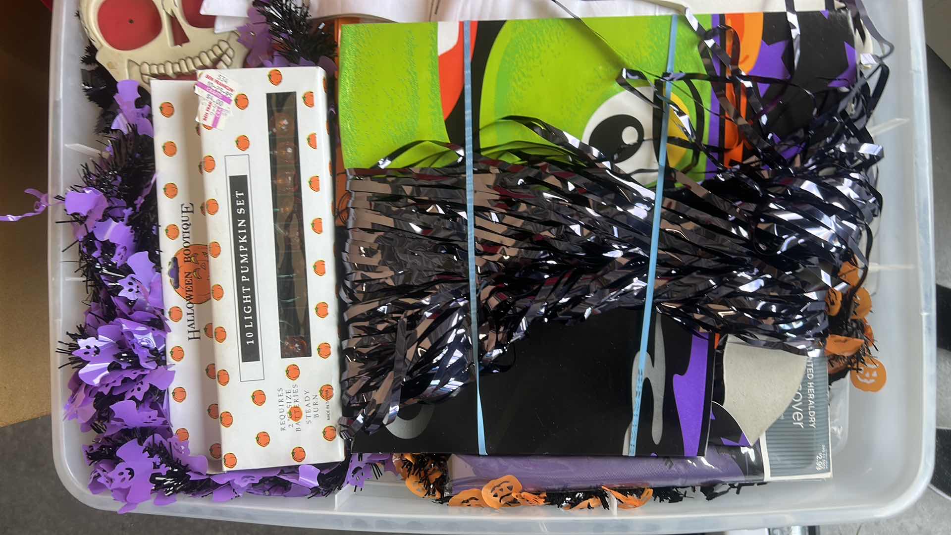 Photo 1 of BOX OF HOLIDAY DECOR