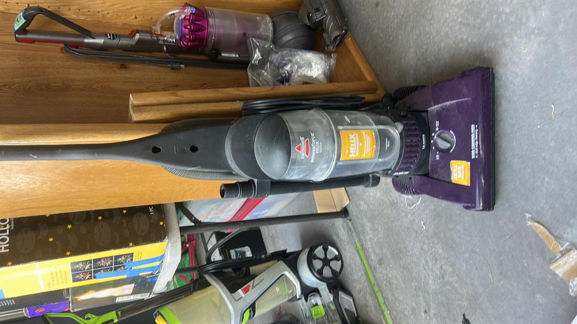 Photo 1 of BISSELL POWERFORCE HELIX BAGLESS UPRIGHT VACUUM CLEANER.