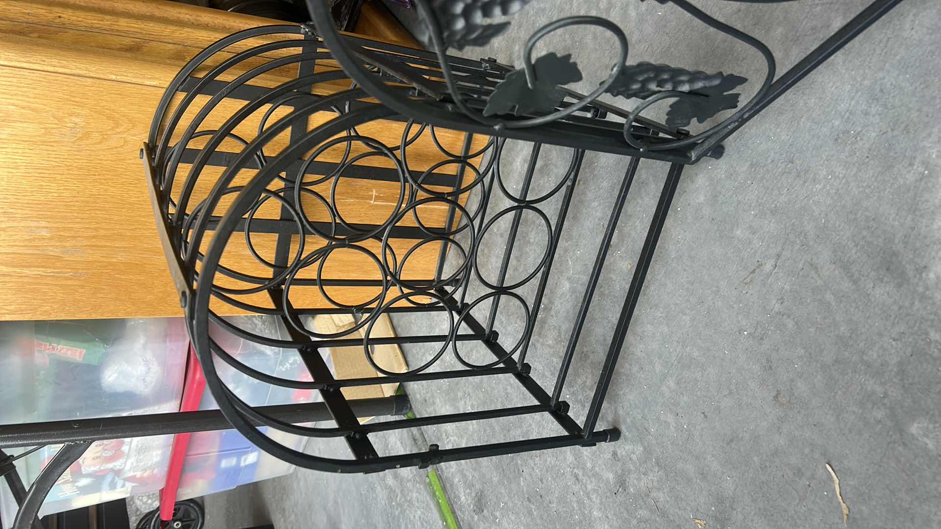 Photo 1 of METAL WINE RACK 12” x 15” x H16”