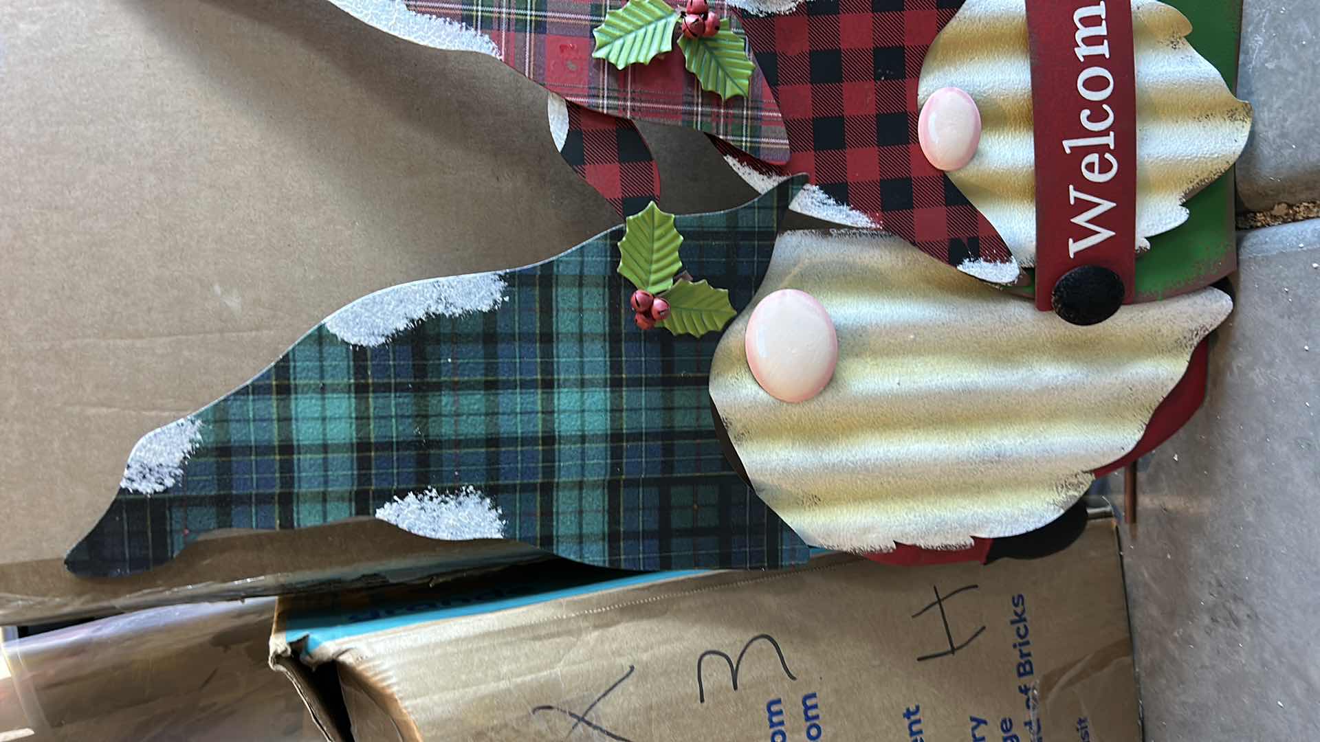 Photo 1 of METAL CHRISTMAS KNOMES OUTDOOR DECOR