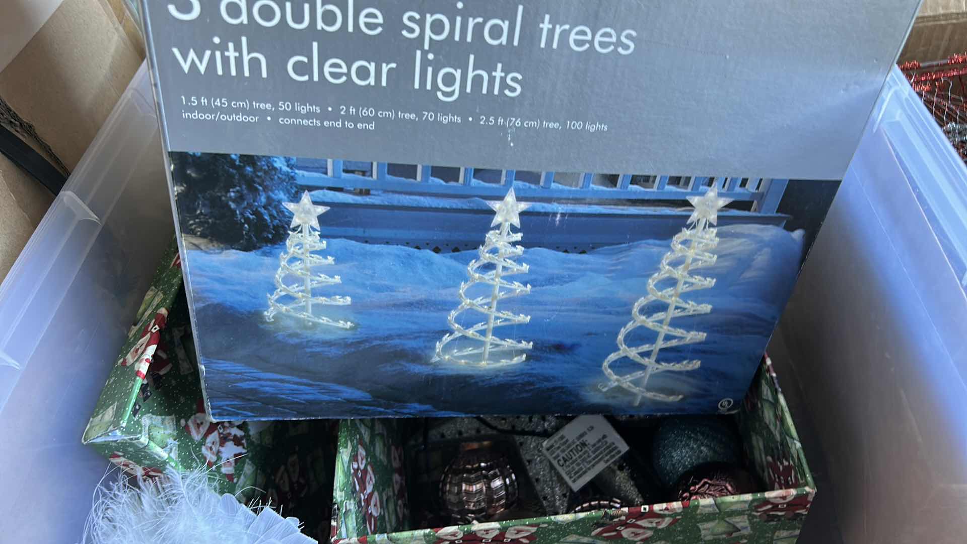 Photo 1 of 2 BOXES OF HOLIDAY DECORATIONS