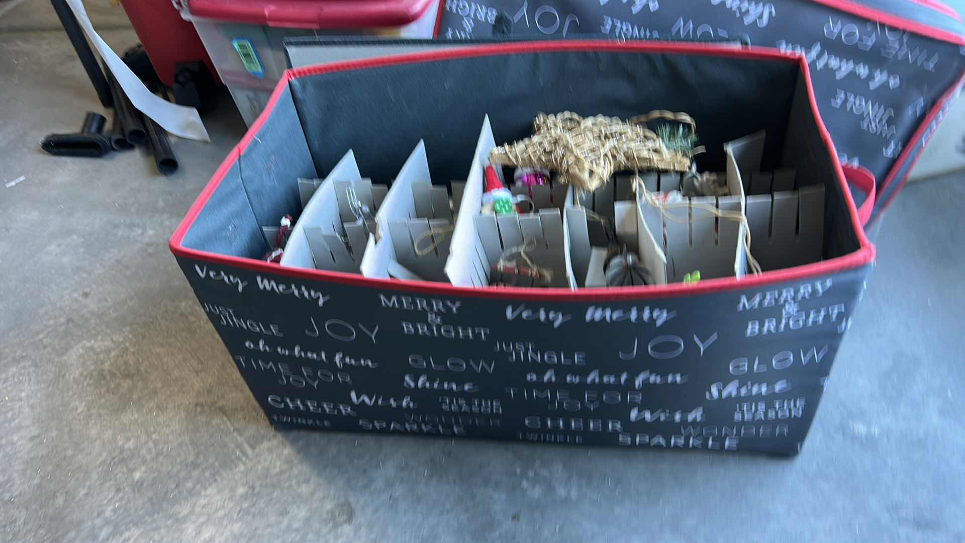 Photo 1 of BOX OF HOLIDAY DECORATIONS