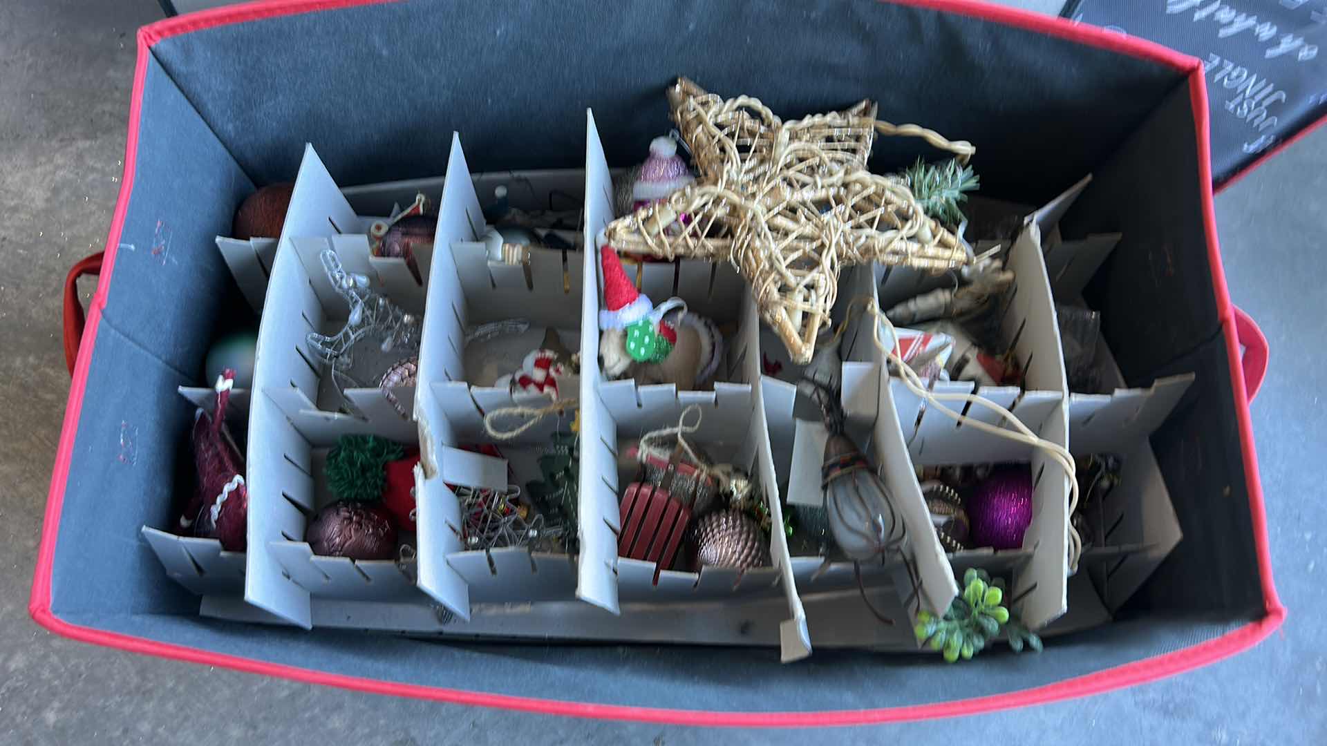 Photo 1 of BOX OF HOLIDAY DECORATIONS