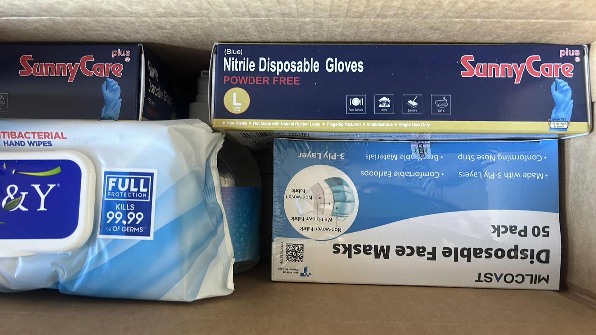 Photo 1 of 2 BOXES MEDICAL SUPPLIES