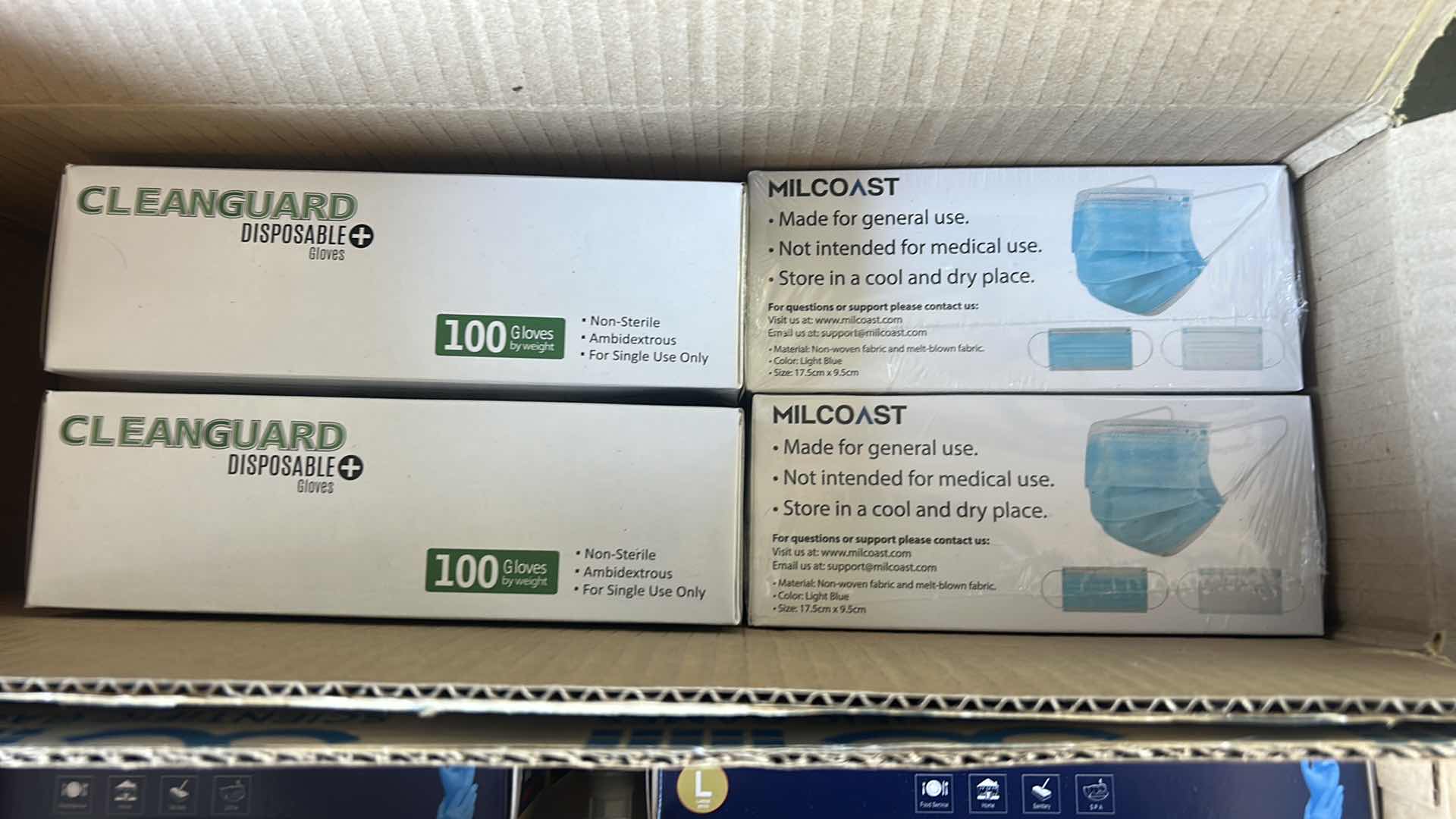 Photo 1 of 2 BOXES MEDICAL SUPPLIES