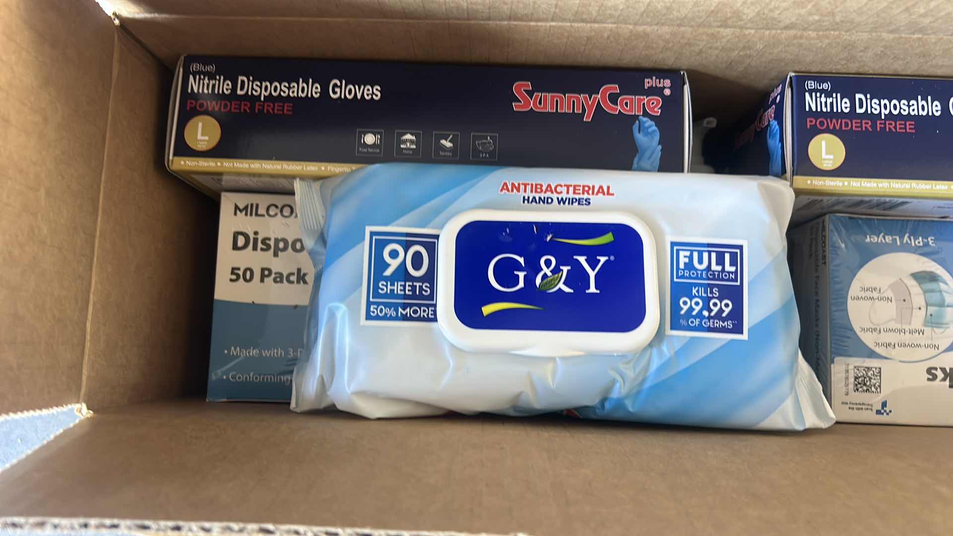 Photo 1 of 2 BOXES MEDICAL SUPPLIES