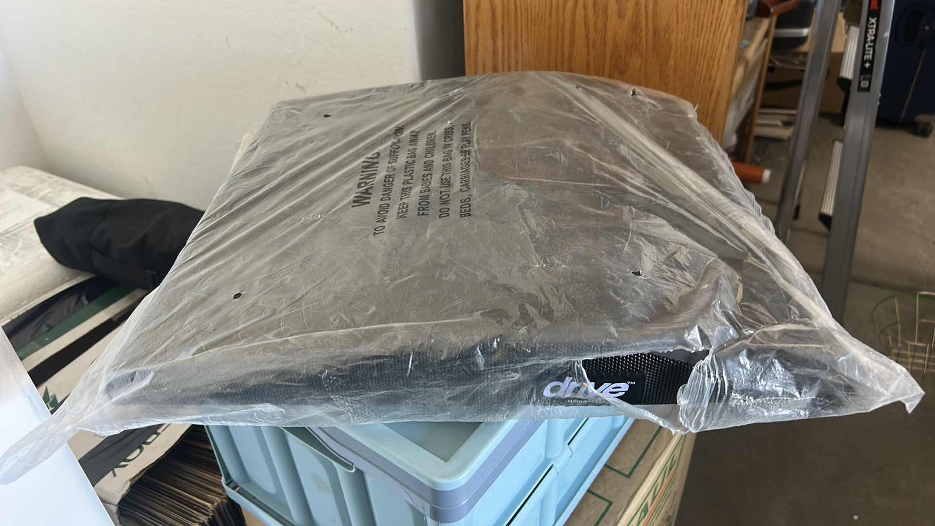 Photo 1 of NEW DRIVE MEDICAL GENERAL USE EXTREME COMFORT WHEELCHAIR BACK CUSHION WITH LUMBAR SUPPORT.