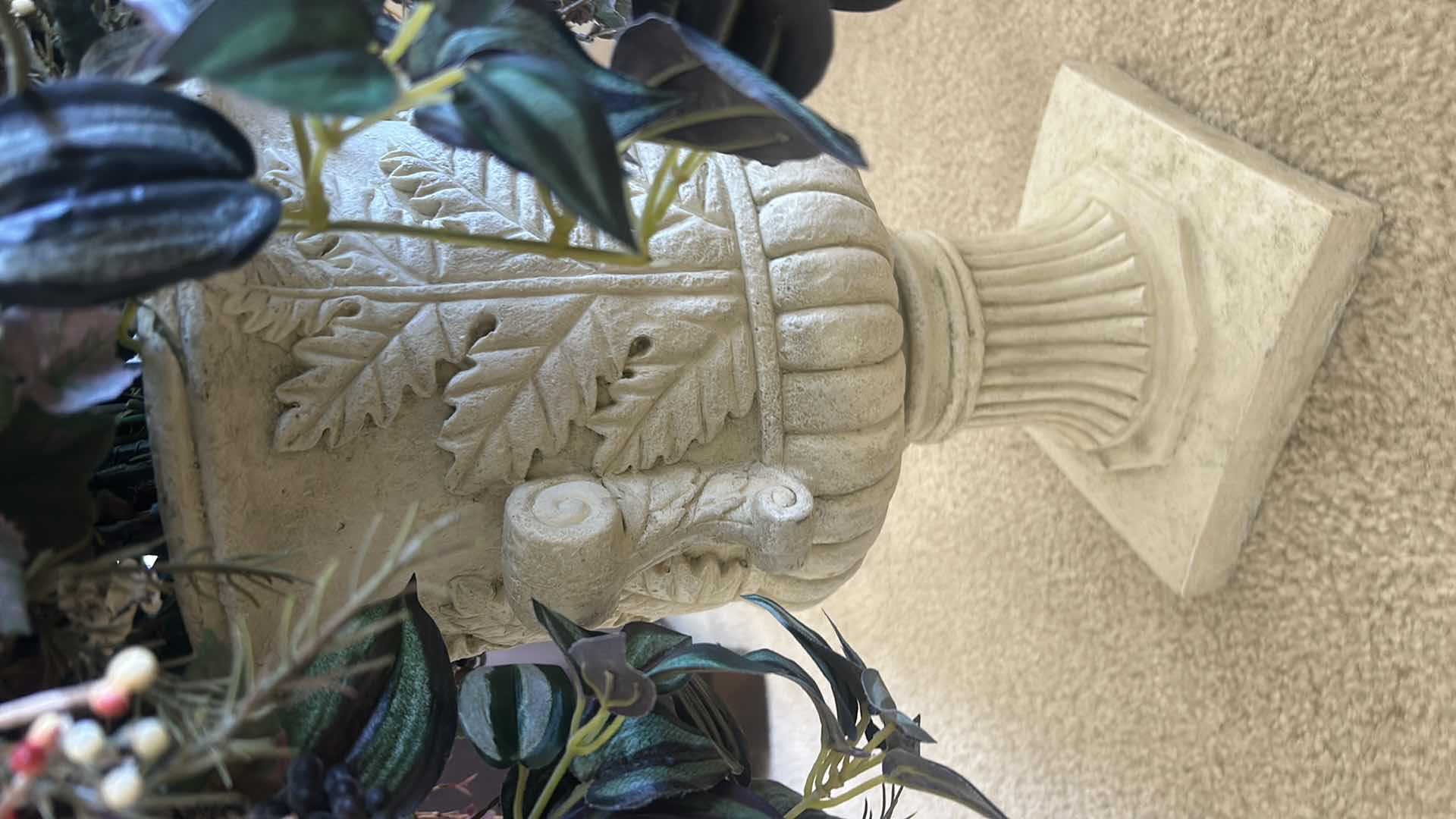 Photo 1 of LARGE FAUX FLORAL ARRANGEMENT H3’