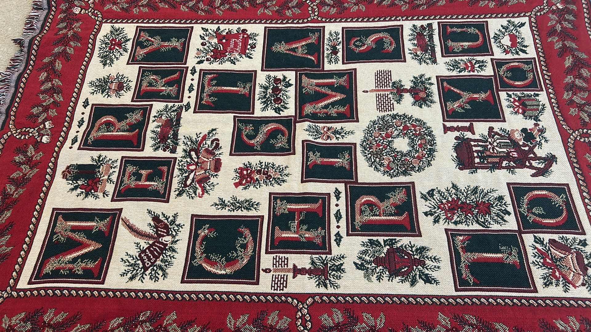 Photo 1 of CHRISTMAS THROW BLANKET