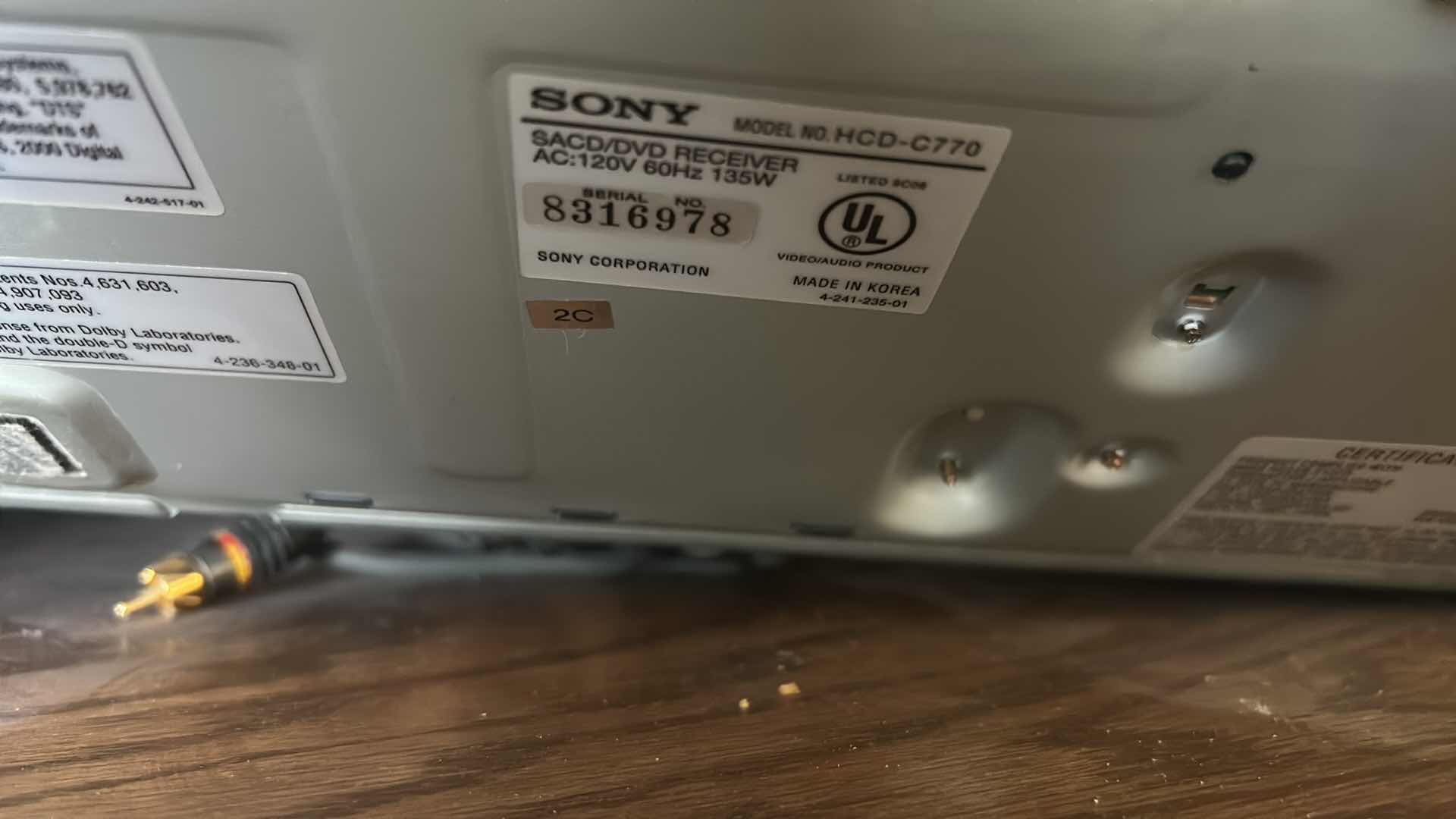 Photo 1 of SONY COMPACT STEREO SYSTEM WITH MAIN UNIT AND MATCHING SPEAKERS. I