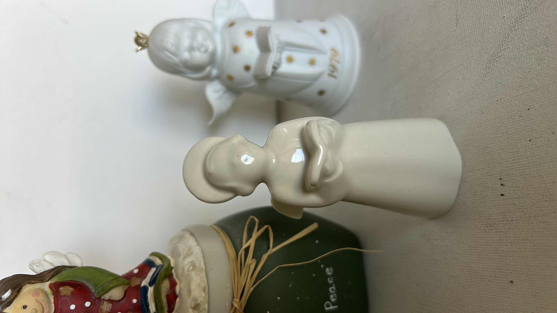 Photo 1 of 5 SMALL ANGEL FIGURINES (TALLEST H6.5”)