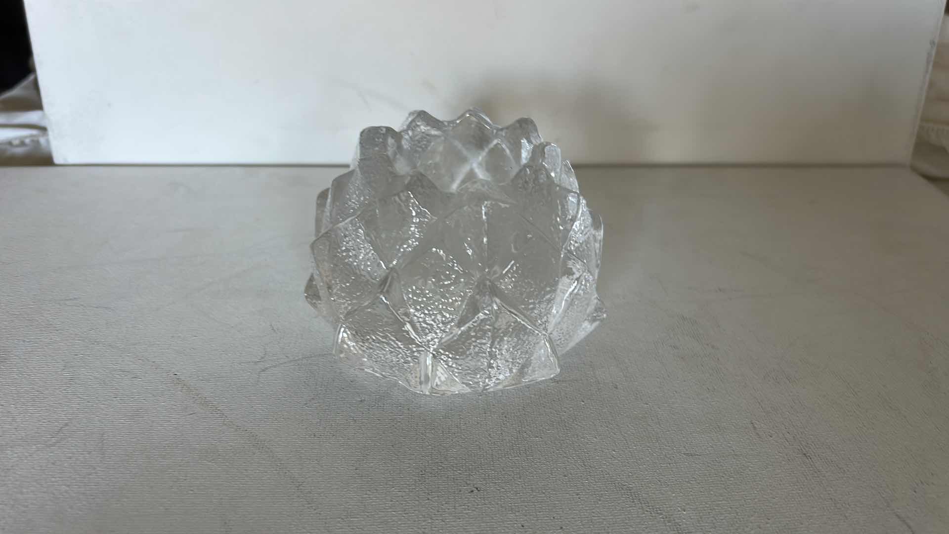 Photo 1 of ORREFORS SWEDEN CANDLE HOLDER H3”