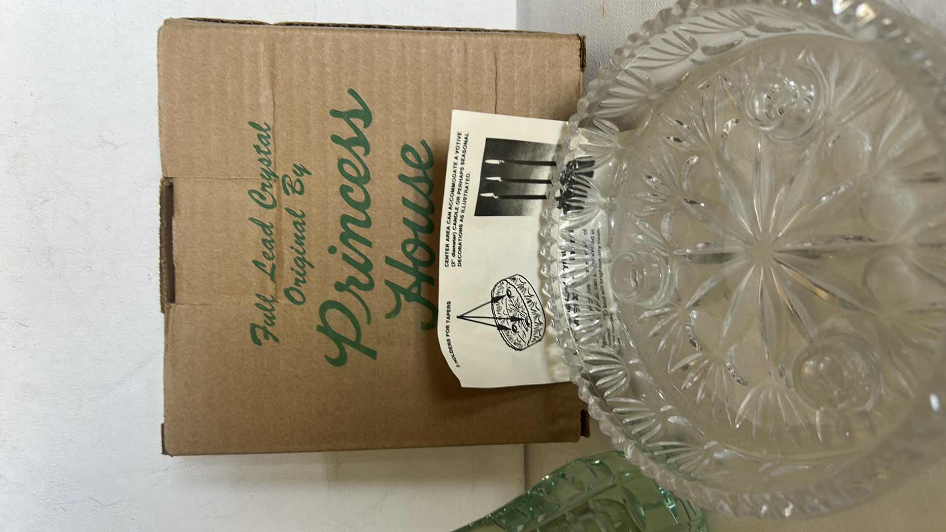 Photo 1 of PRINCESS HOUSE CRYSTAL AND BUD VASE