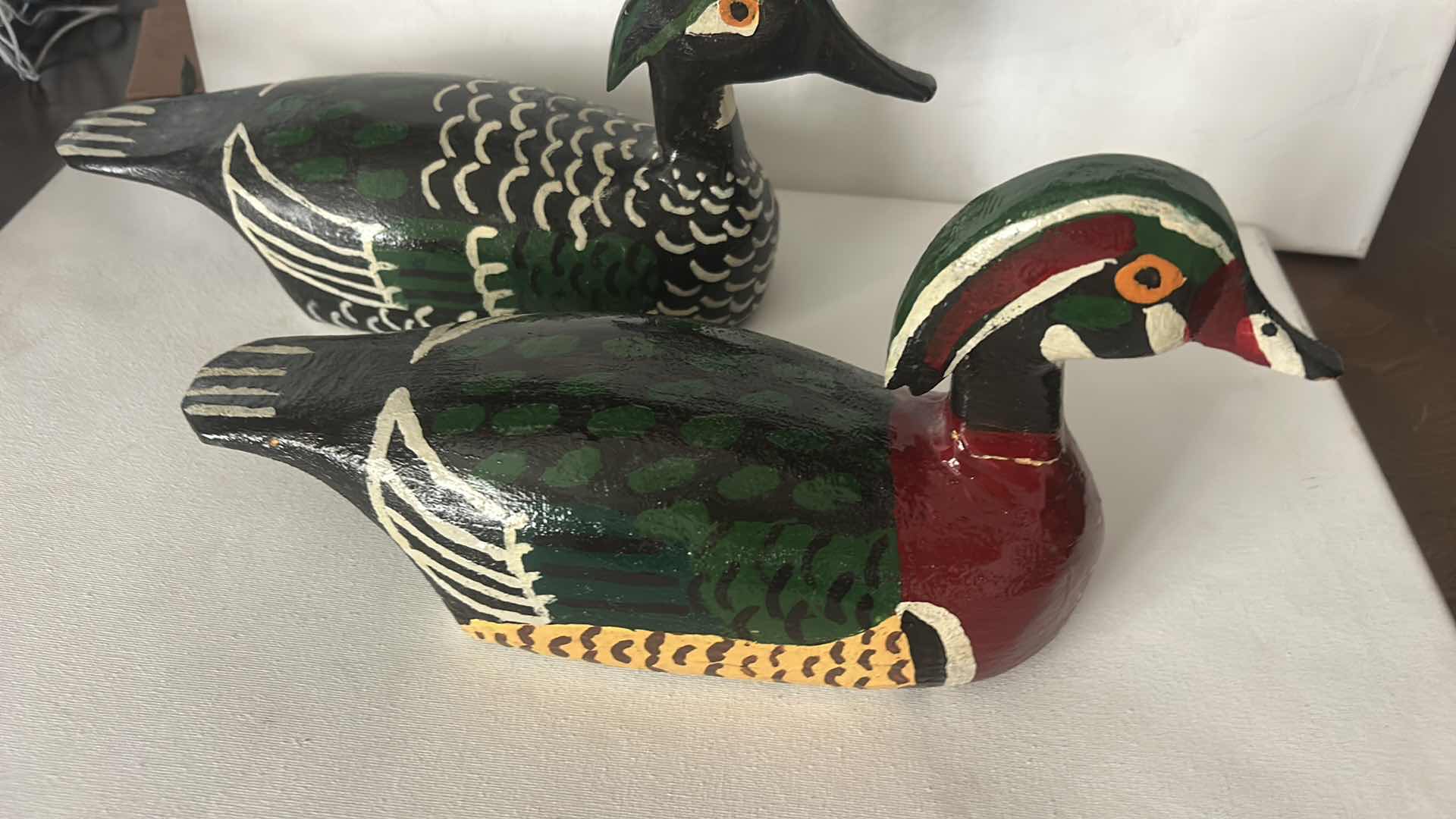 Photo 1 of 2 WOODEN DUCK DECOYS. H11”