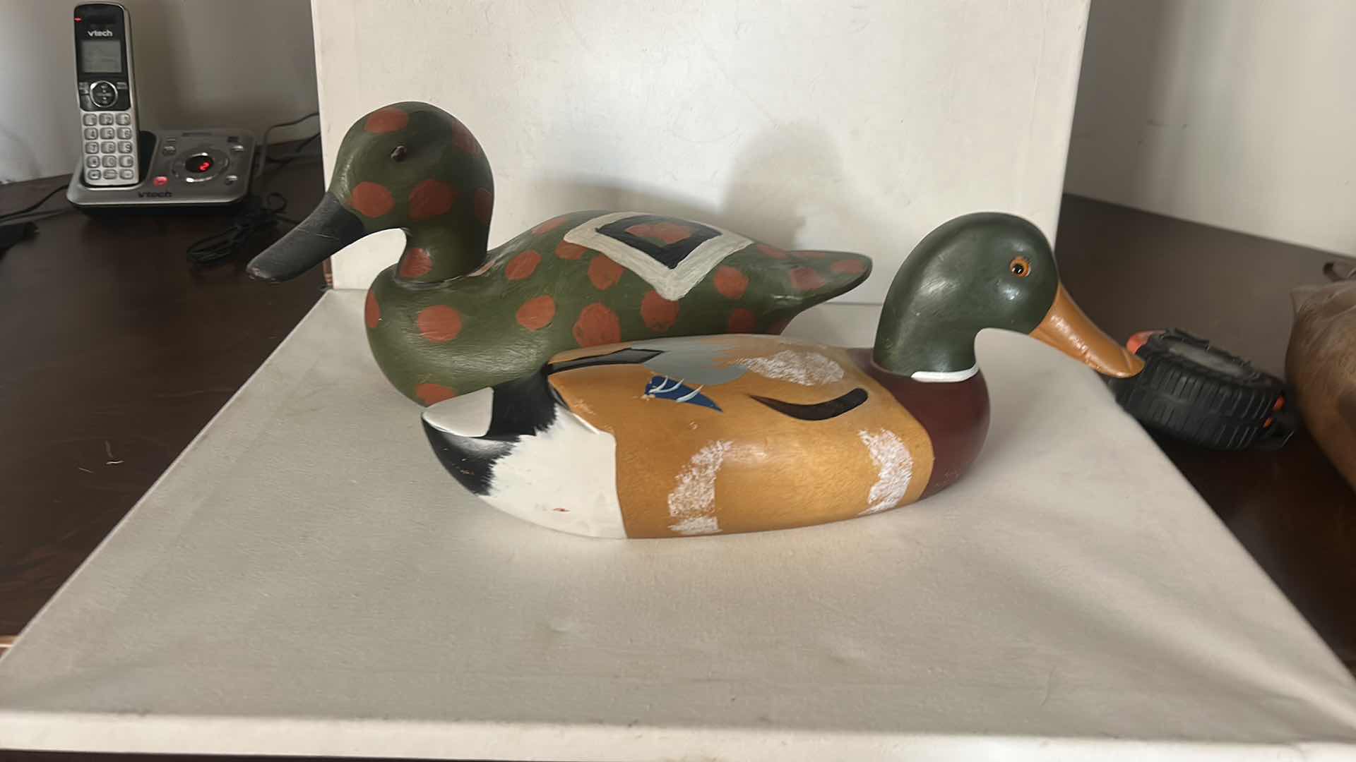 Photo 1 of 2 WOODEN DUCK DECOYS. 14”