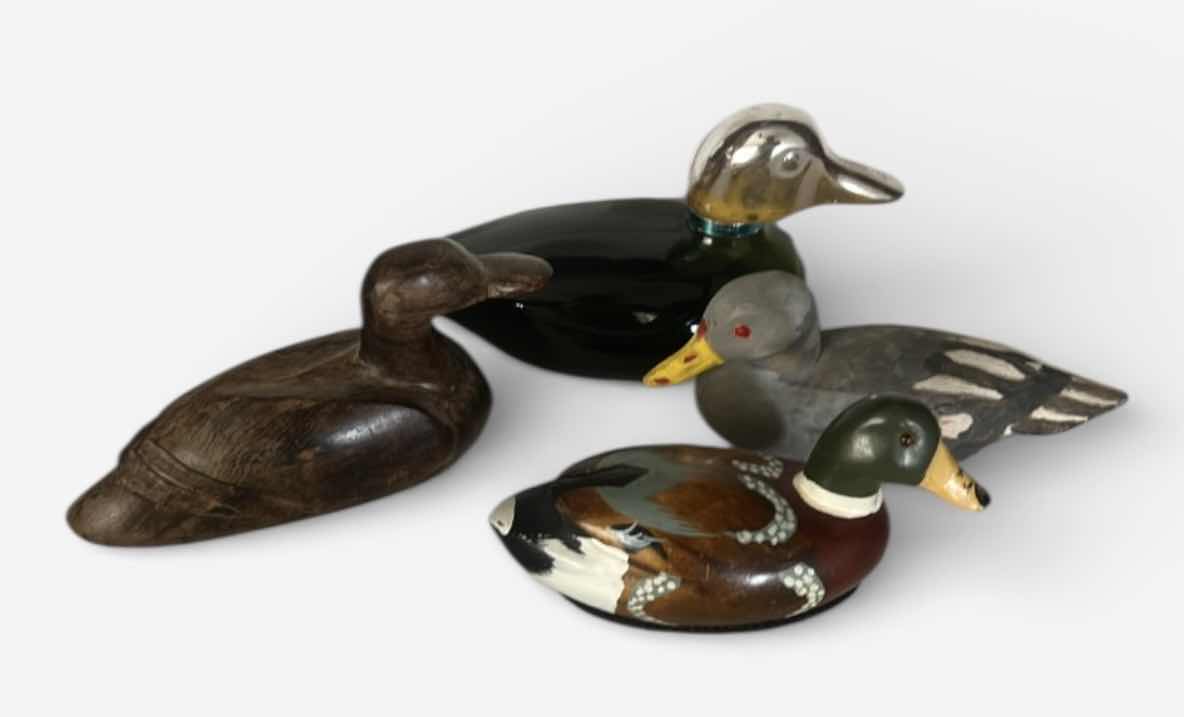 Photo 1 of 4 WOODEN DUCK DECOYS. 7”