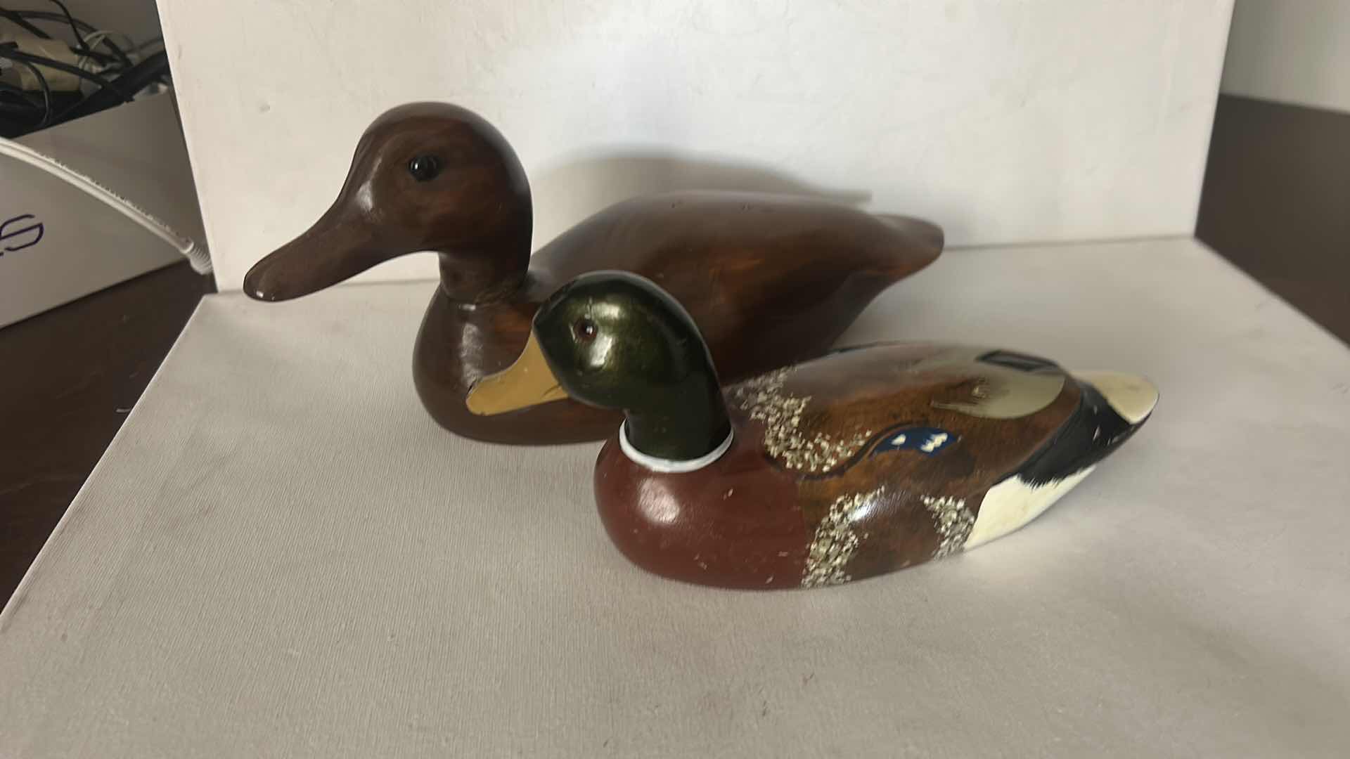 Photo 1 of 2 WOODEN DUCK DECOYS. 12”