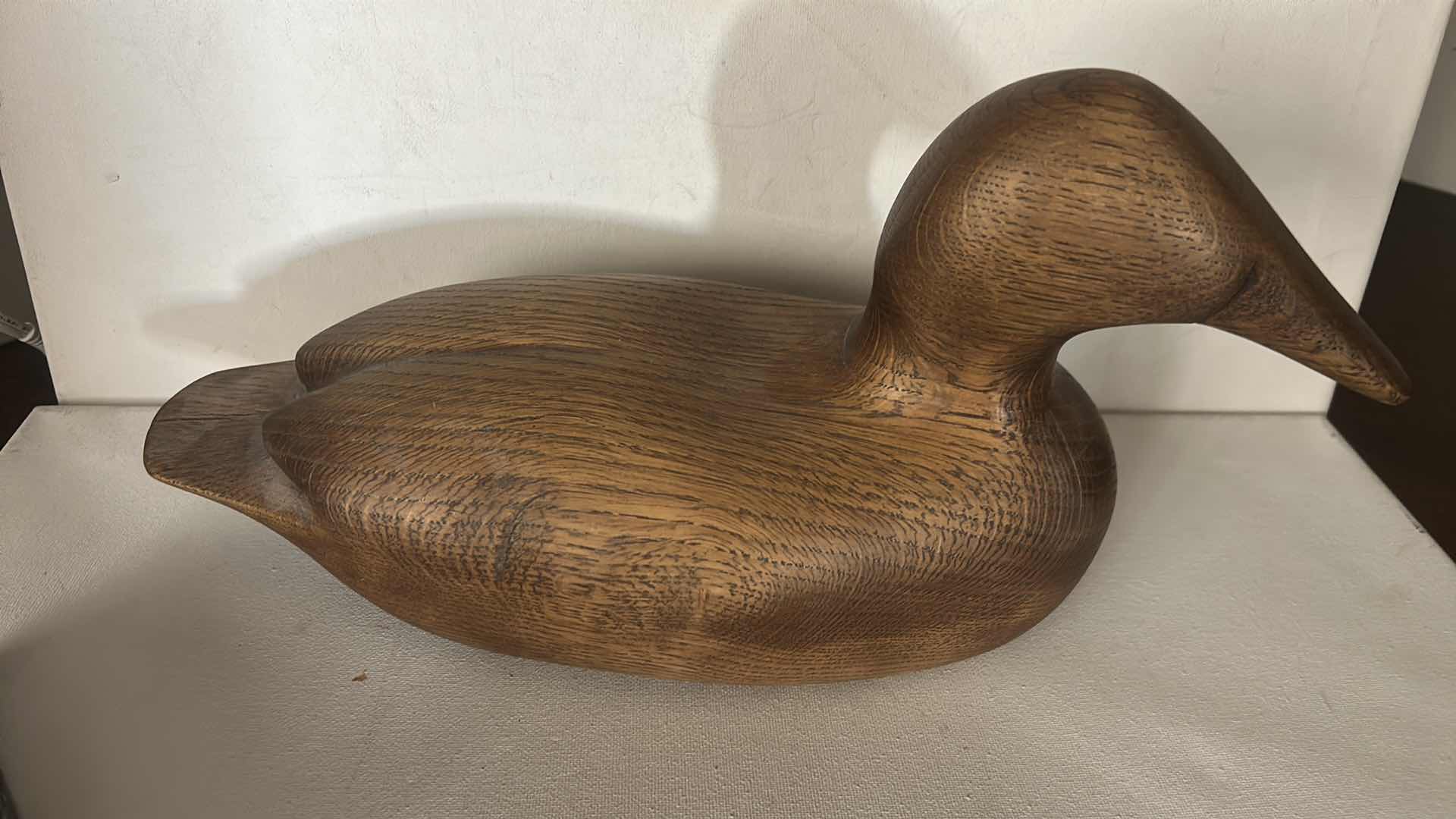 Photo 1 of 3 WOODEN DUCK DECOYS. (LONGEST 14”)