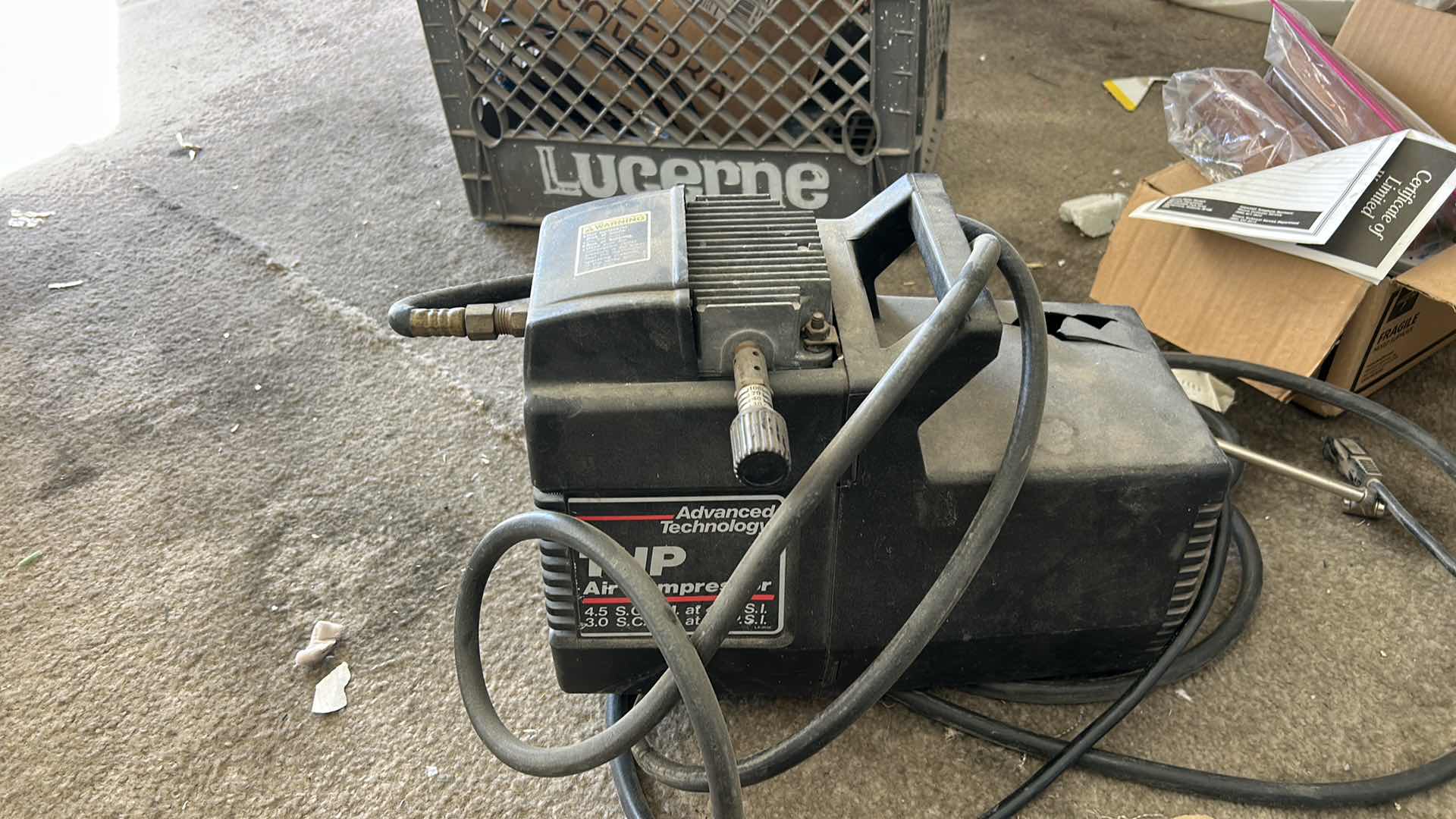Photo 1 of PORTABLE ELECTRIC AIR COMPRESSOR