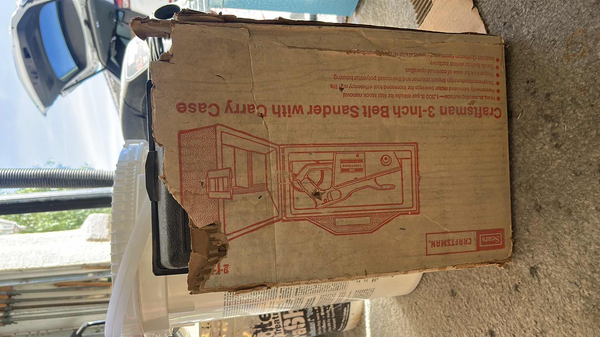 Photo 1 of CRAFTSMAN 3-INCH BELT SANDER WITH CARRY CASE