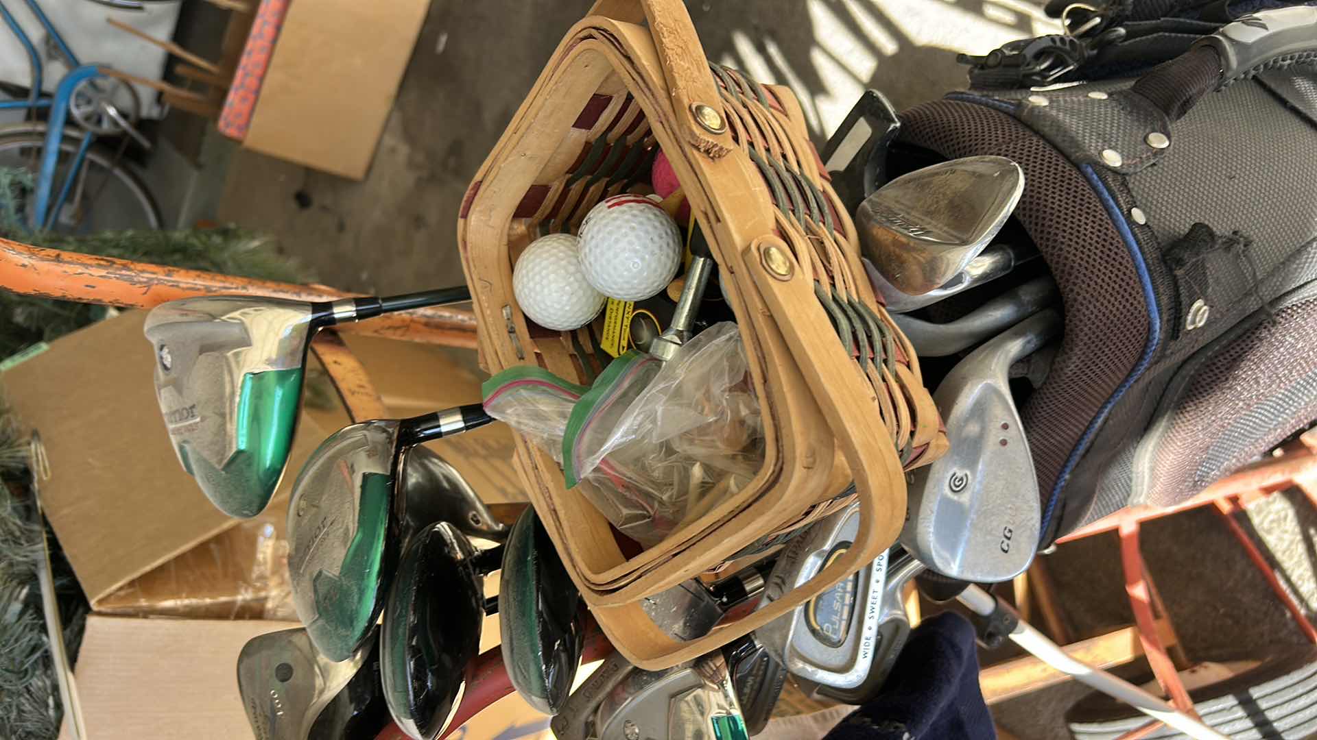 Photo 1 of GOLF BAGS, GOLF CLUBS AND ACCESSORIES