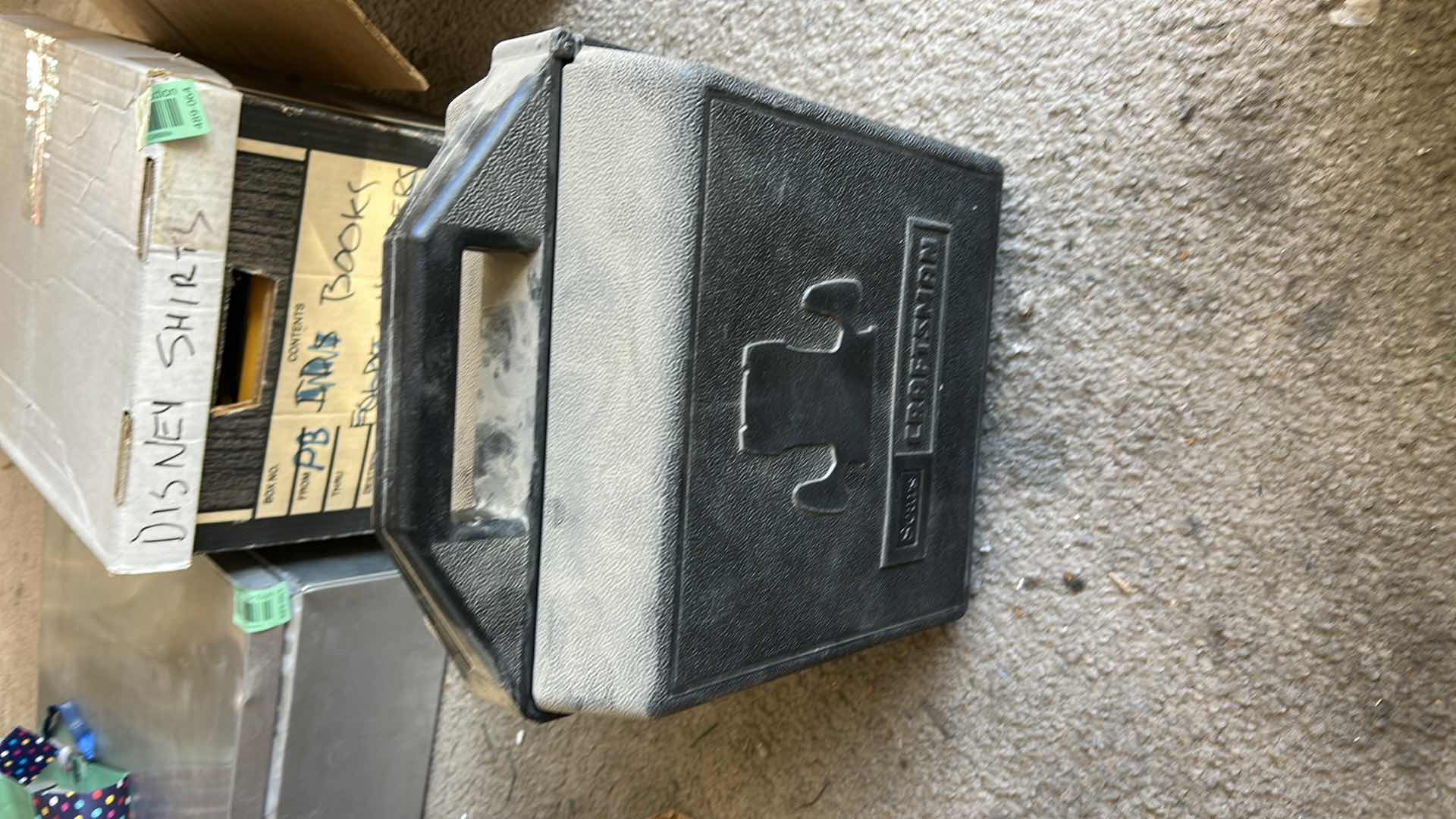 Photo 1 of CRAFTSMAN ELECTRIC WOOD ROUTER WITH HARD PLASTIC CARRYING CASE.