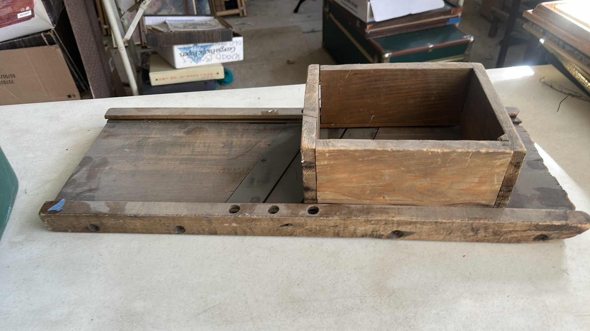 Photo 1 of ANTIQUE CABBAGE SHREDDER 25 1/2