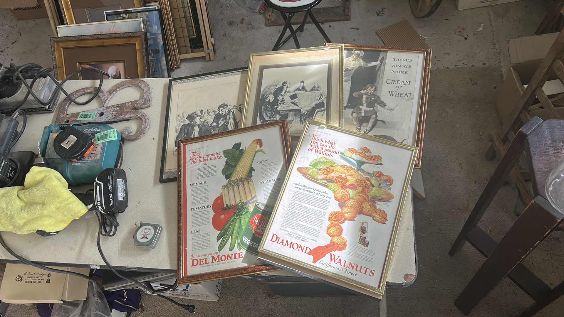 Photo 1 of 5 FRAMED ARTWORK PCS 12“ x H15“