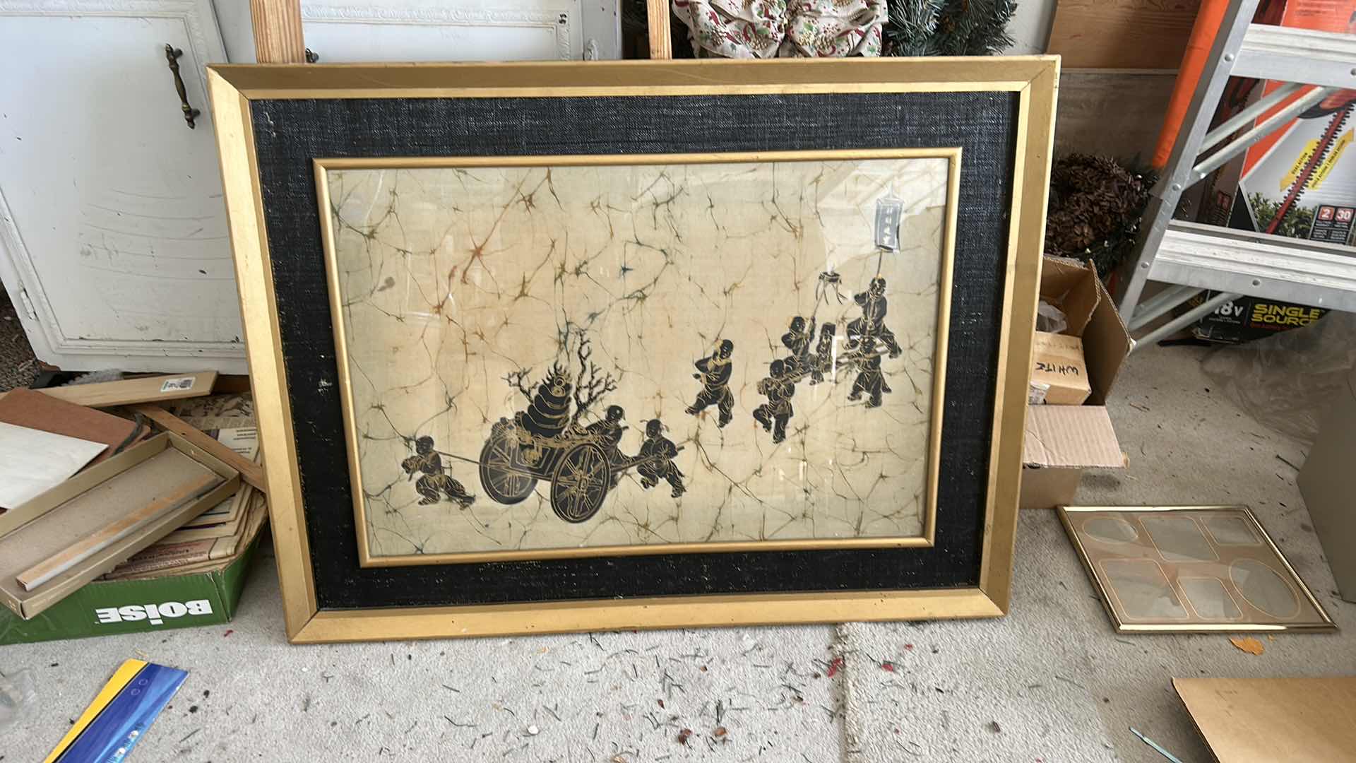 Photo 1 of FRAMED ASIAN INSPIRED ARTWORK 36 1/2” x H27”