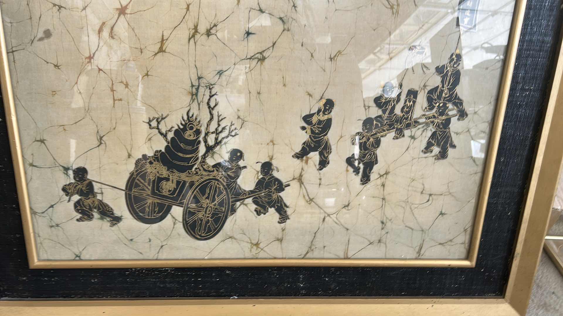 Photo 1 of FRAMED ASIAN INSPIRED ARTWORK 36 1/2” x H27”