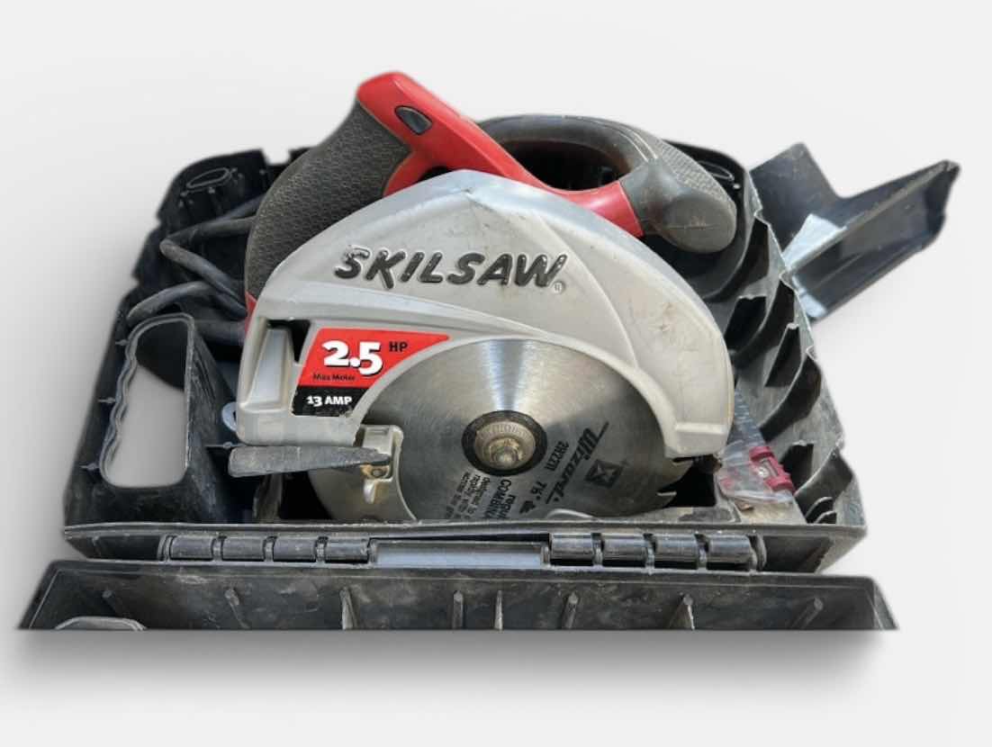 Photo 1 of SKILSAW CORDED CIRCULAR SAW WITH HARD CASE.