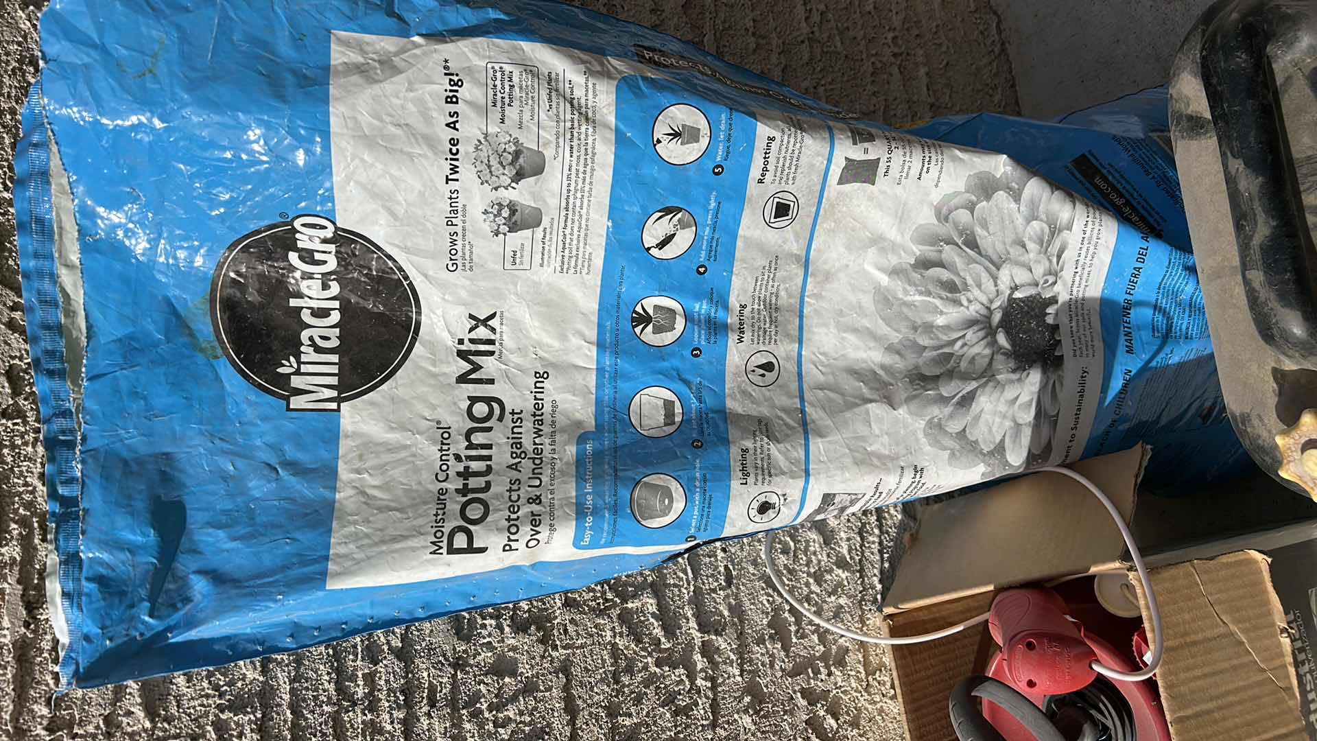 Photo 1 of GAS CONTAINER, POTTING SOIL, SPRAYER