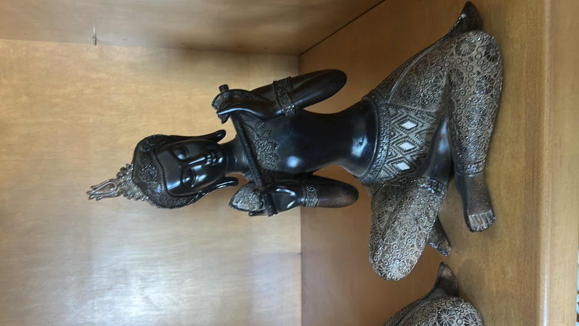 Photo 1 of 2 CERAMIC THAI FIGURINES H13 1/2”