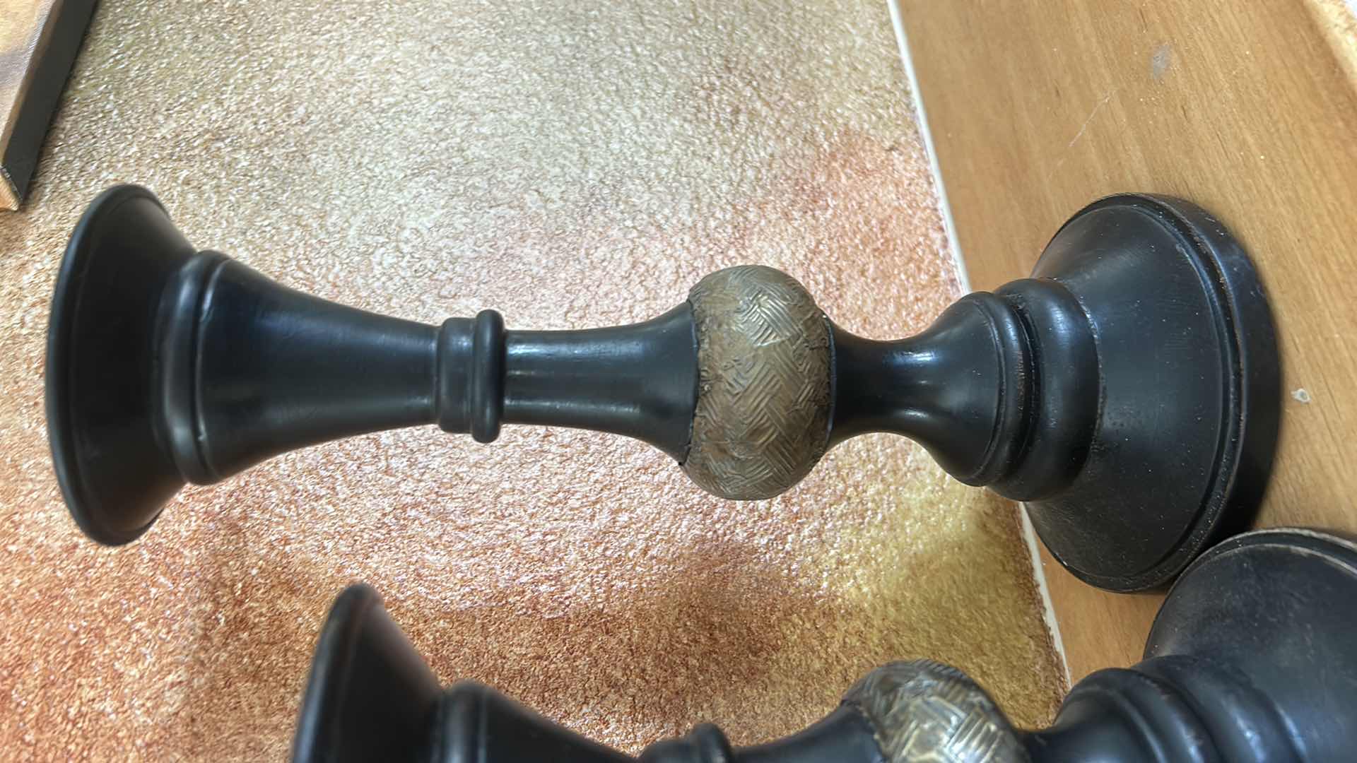 Photo 1 of 2 DECORATIVE CANDLE HOLDERS H12”