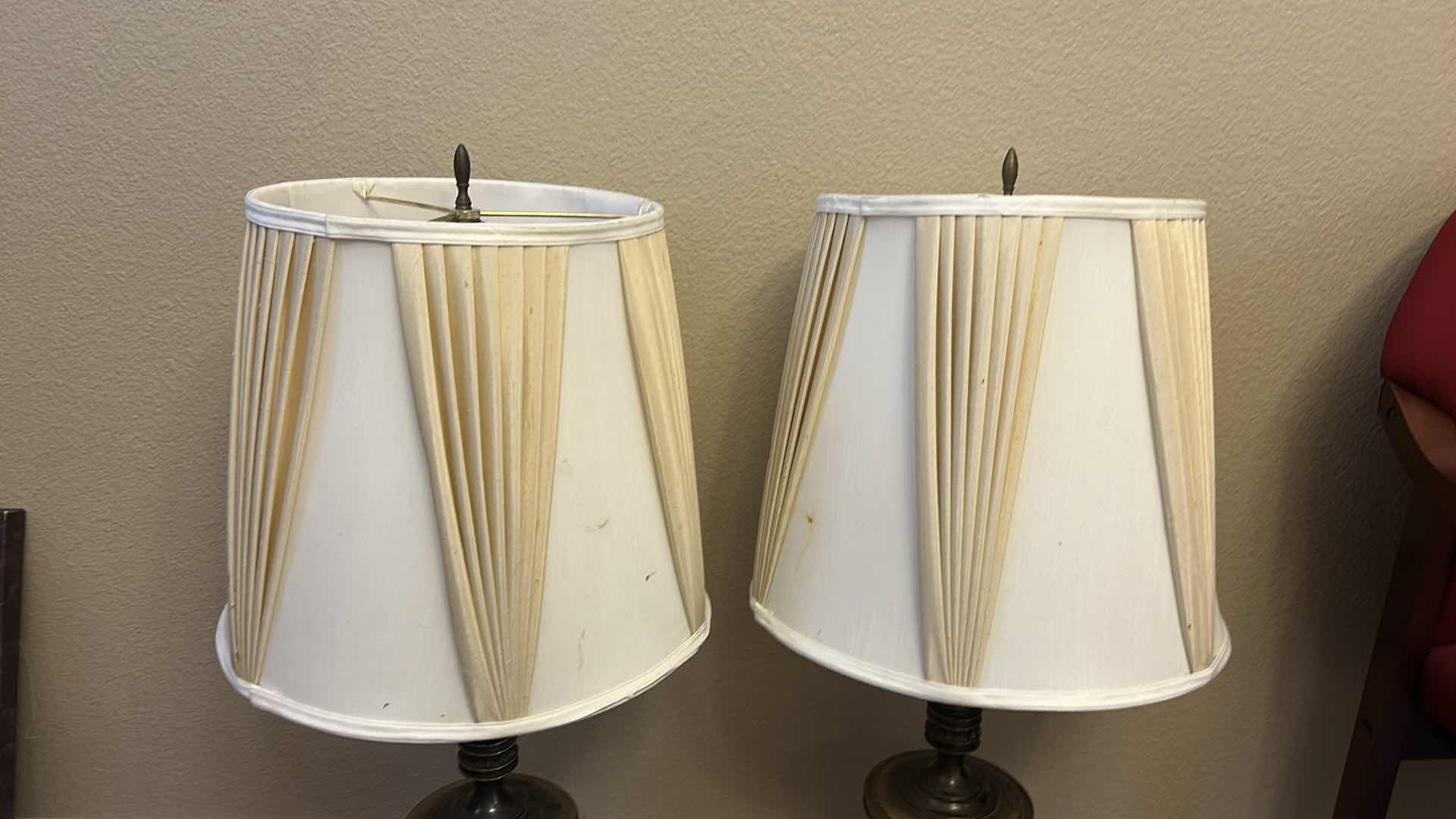 Photo 1 of 2 VINTAGE METAL LAMPS H35”