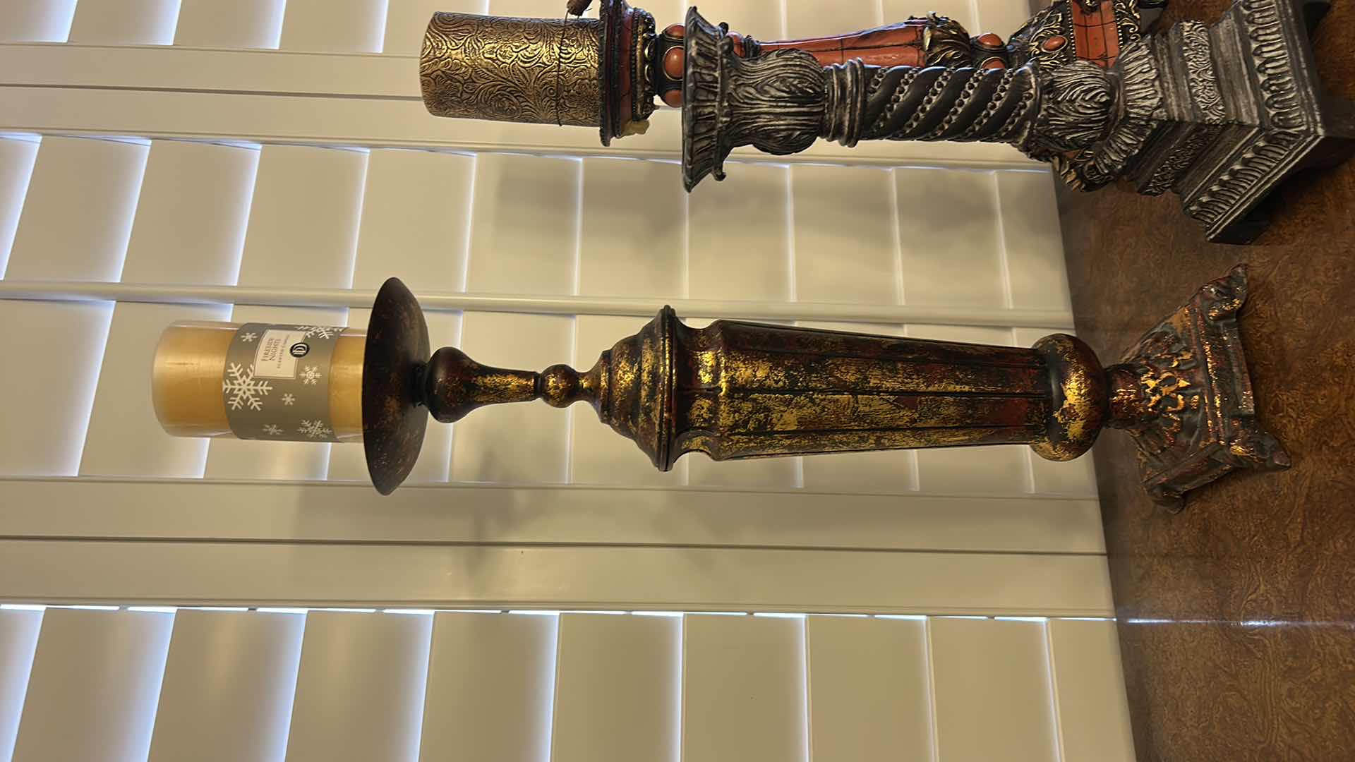 Photo 1 of 4 CANDLE HOLDERS (TALLEST H21”)