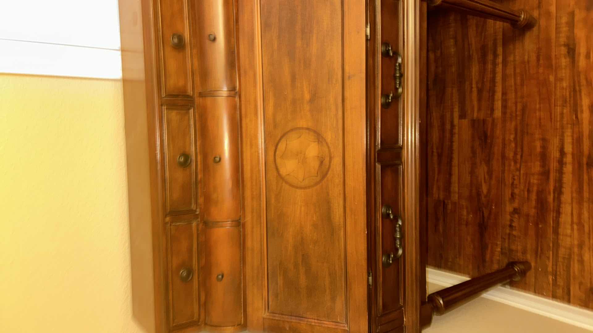 Photo 1 of WOOD SECRETARY DROP-LEAF DESK 36“ x 22“ x H44“