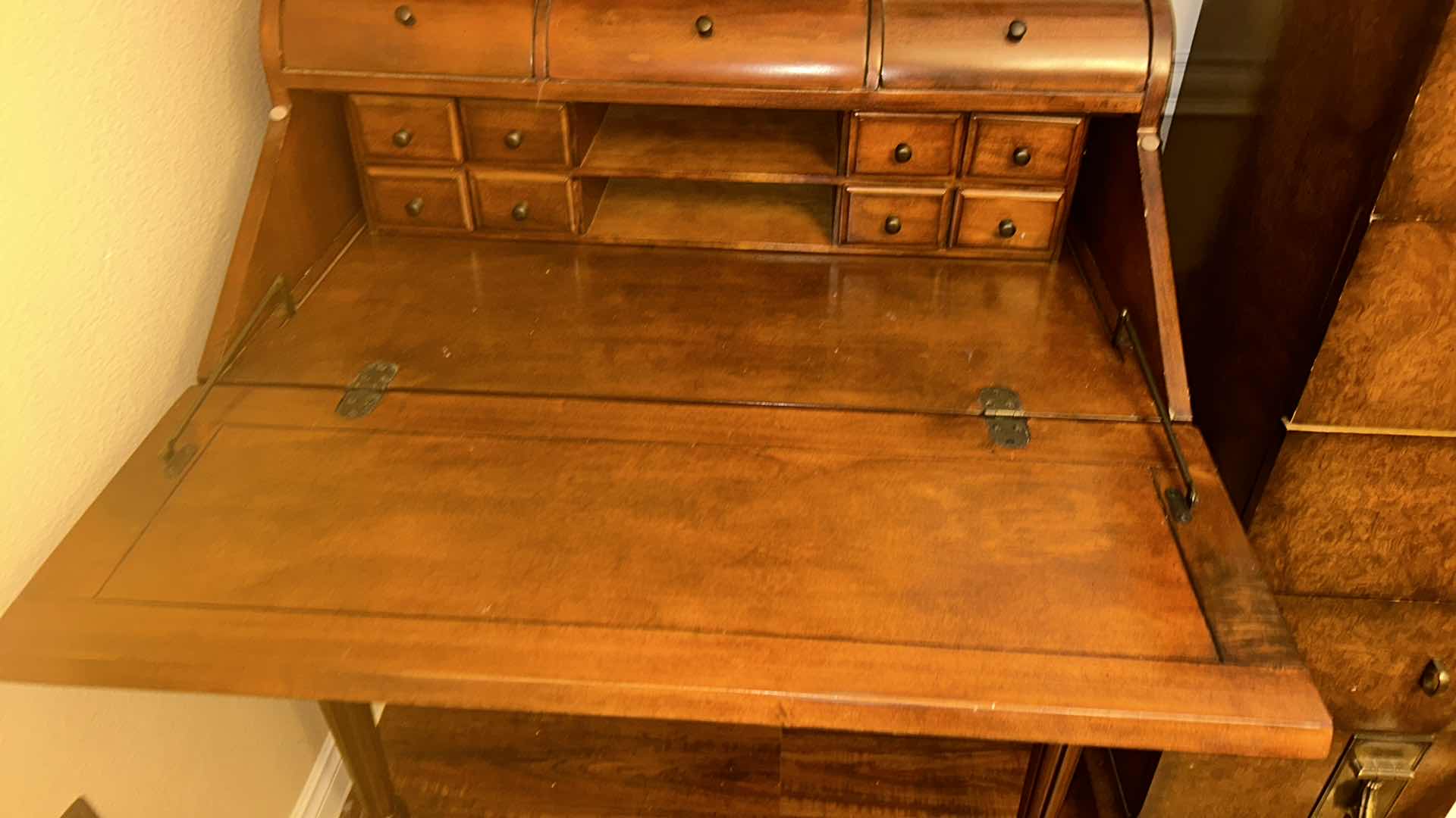 Photo 1 of WOOD SECRETARY DROP-LEAF DESK 36“ x 22“ x H44“