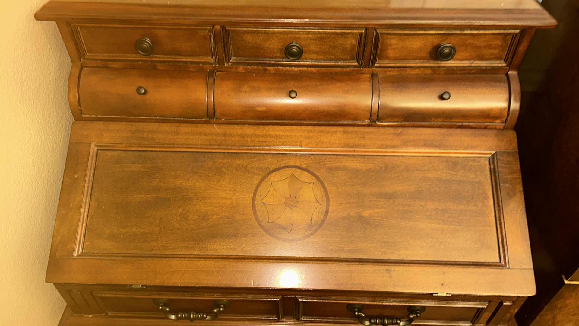 Photo 1 of WOOD SECRETARY DROP-LEAF DESK 36“ x 22“ x H44“