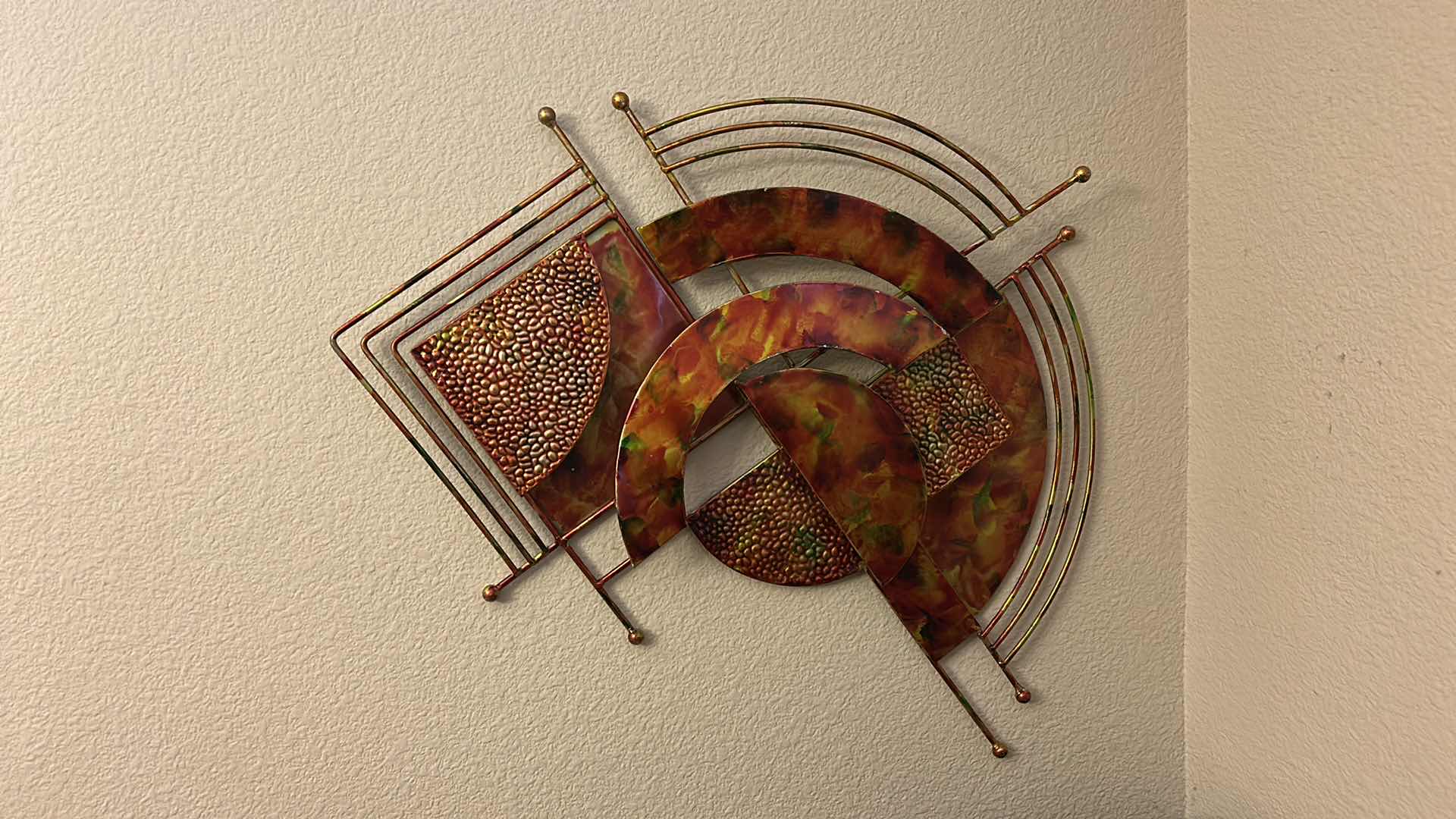 Photo 1 of METAL WALL DECOR 25” x H24”