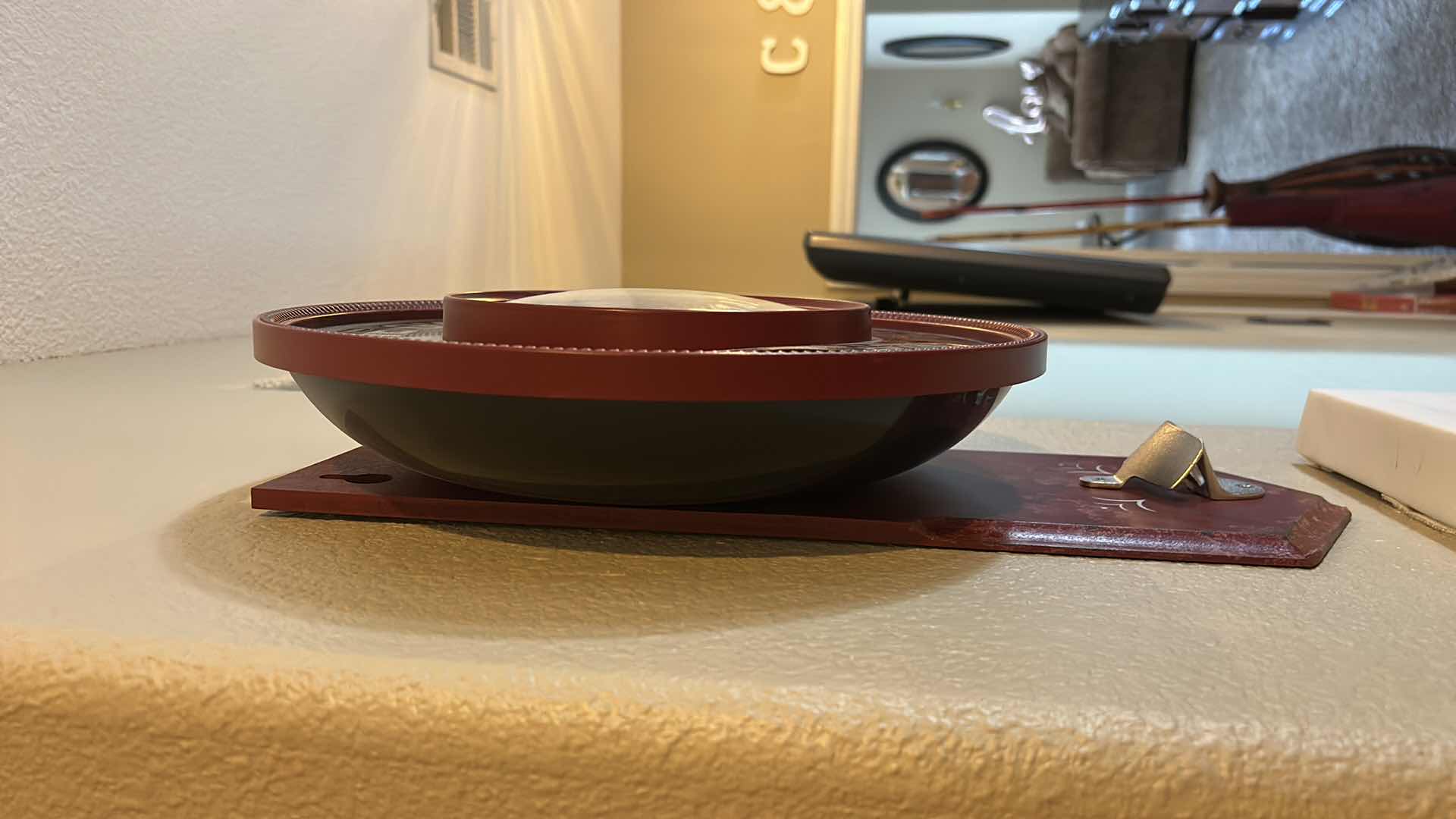 Photo 1 of IT’S 5 O’CLOCK SOMEWHERE METAL WALL CLOCK H19”