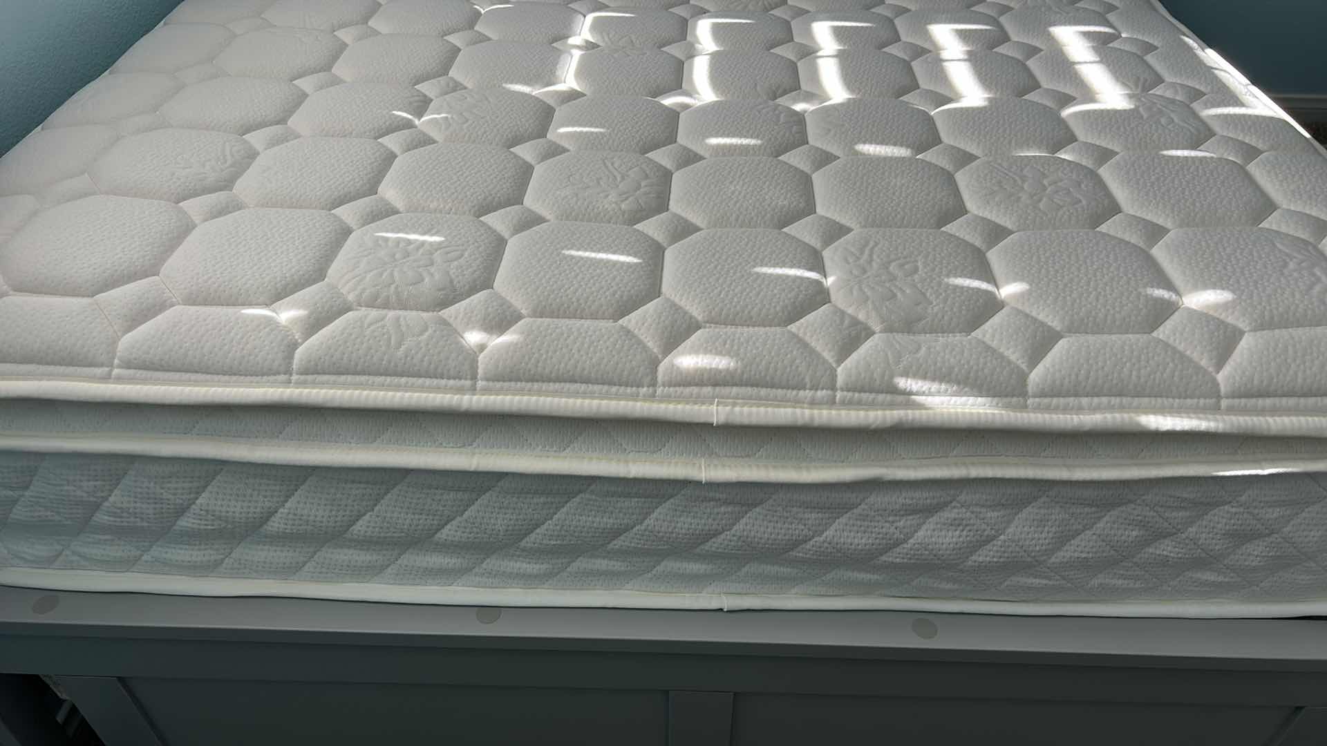 Photo 1 of FULL SIZE MATTRESS 53” x 74” AND WOOD HEADBOARD AND SURROUND