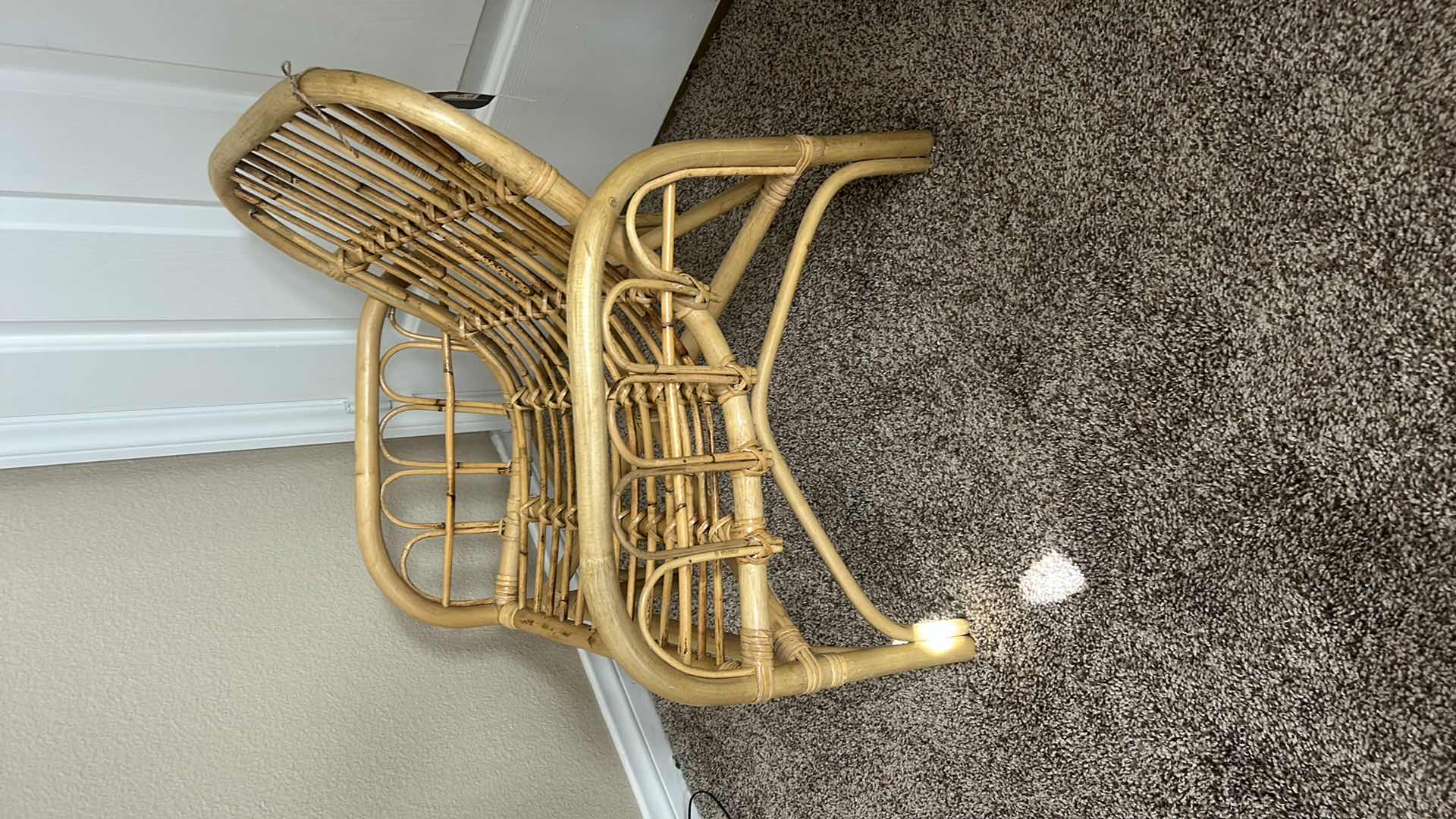 Photo 1 of CHILDS RATTAN CHAIR H21”