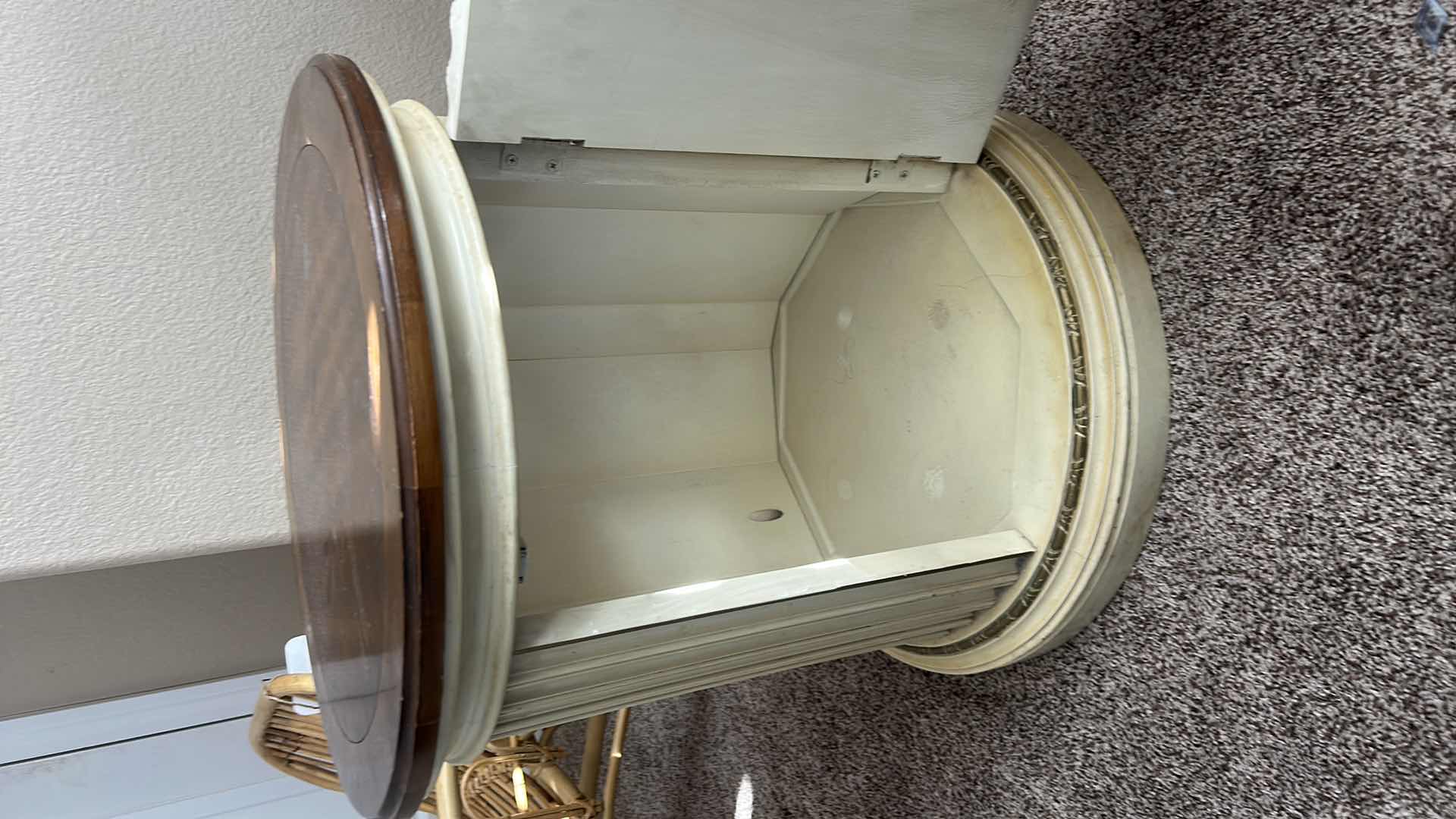 Photo 1 of VINTAGE WOOD CABINET 18 1/2” x 20 1/2”