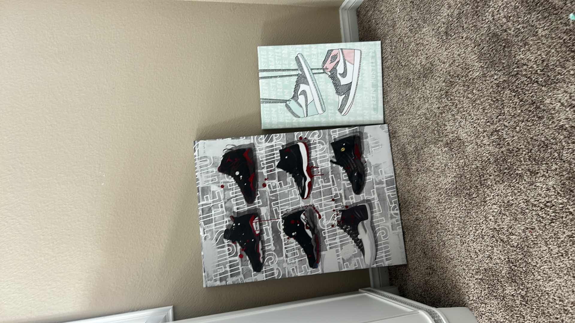 Photo 1 of 2 STRETCHED CANVAS CHILDS ARTWORK PCS (LARGEST 20” x HH28”)