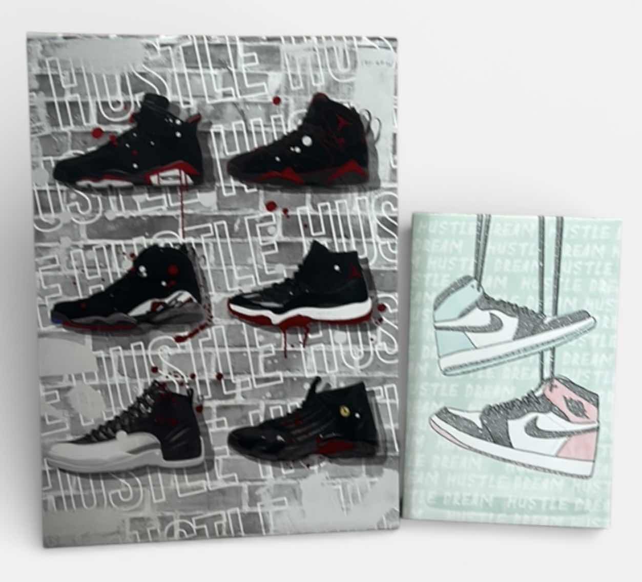 Photo 1 of 2 STRETCHED CANVAS CHILDS ARTWORK PCS (LARGEST 20” x HH28”)